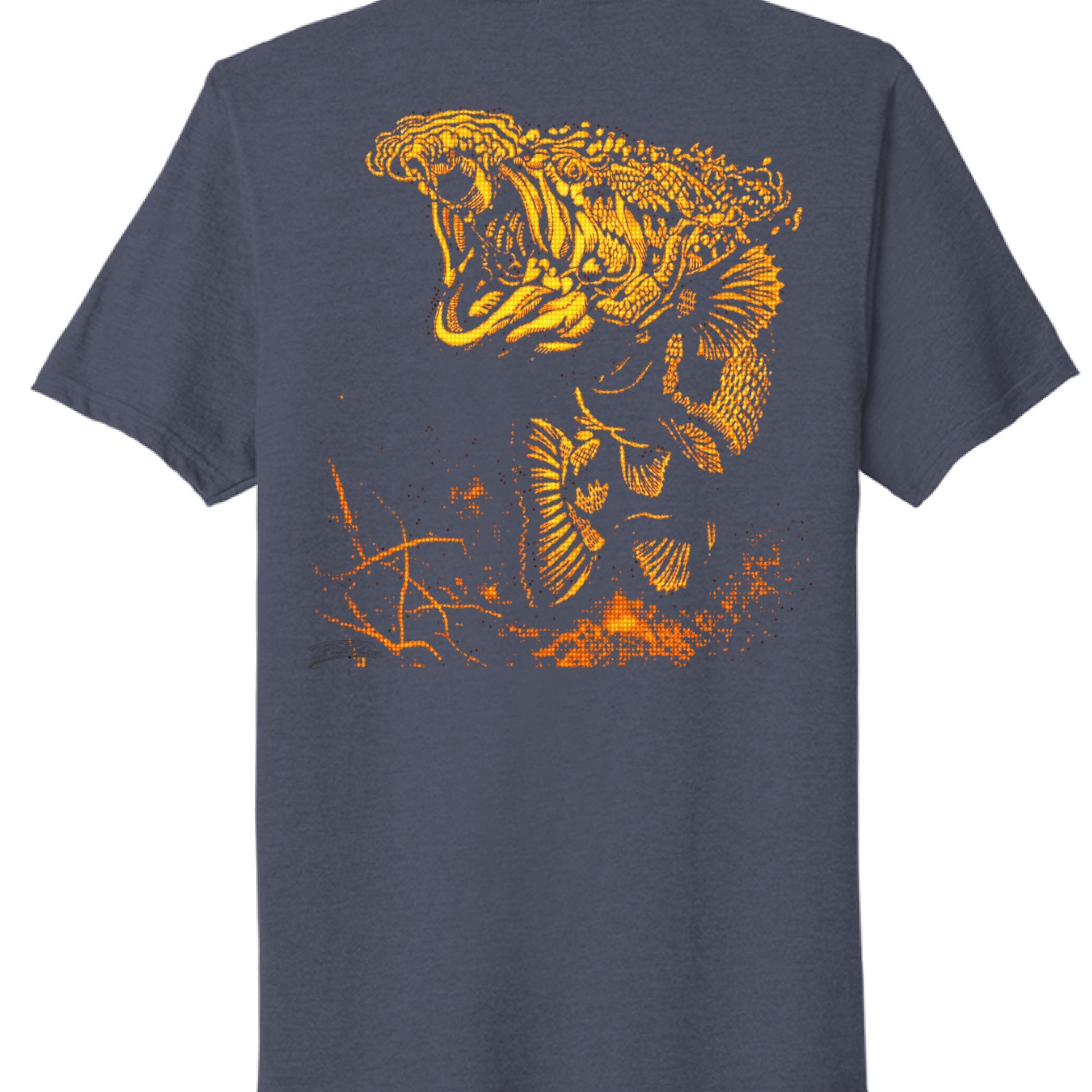 Team Navy Heather - BACK