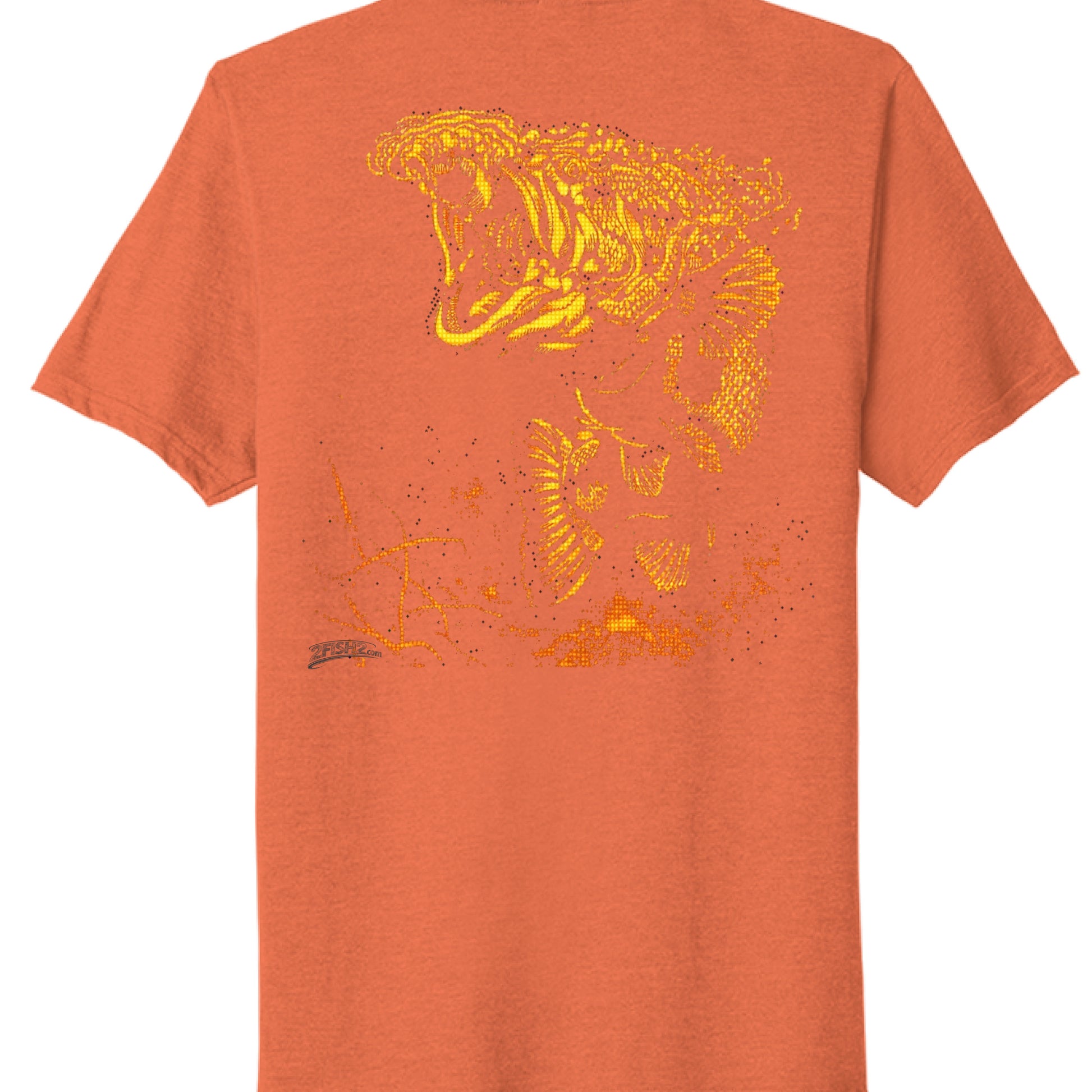 Deep Orange Heather - BACK