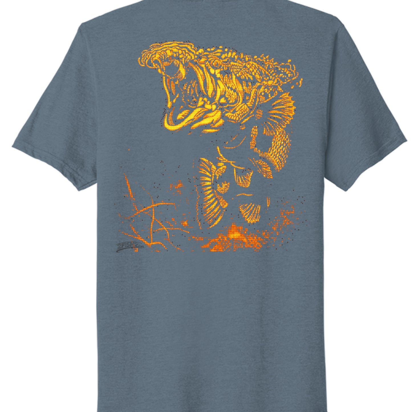 Steel Blue Heather - BACK