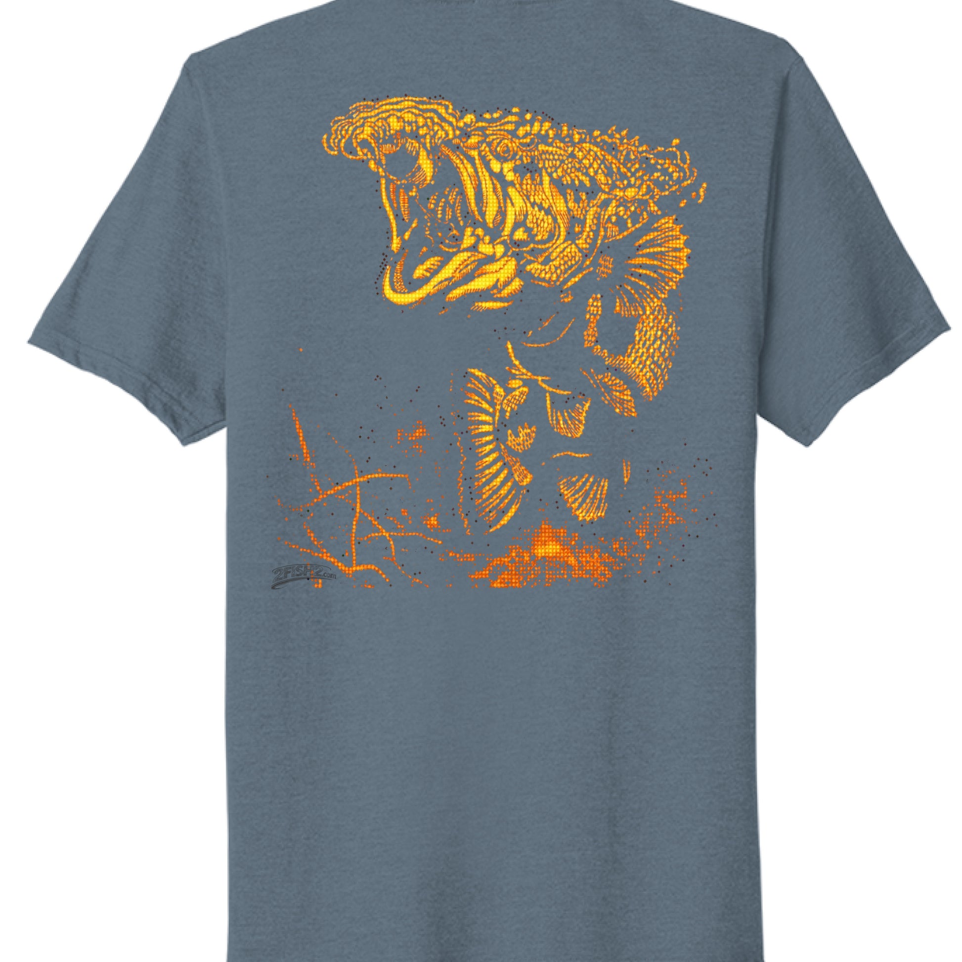 Steel Blue Heather - BACK
