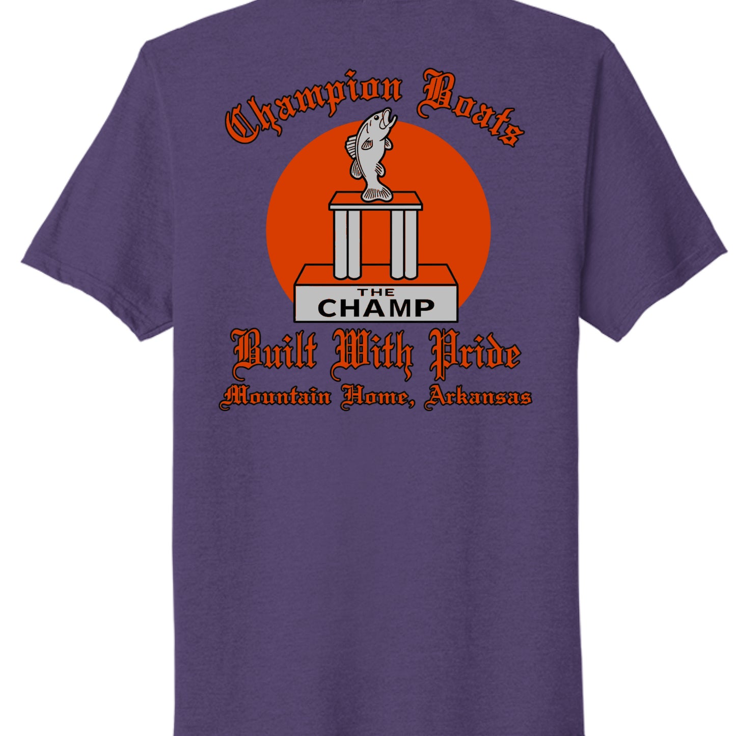 Team Purple Heather - BACK