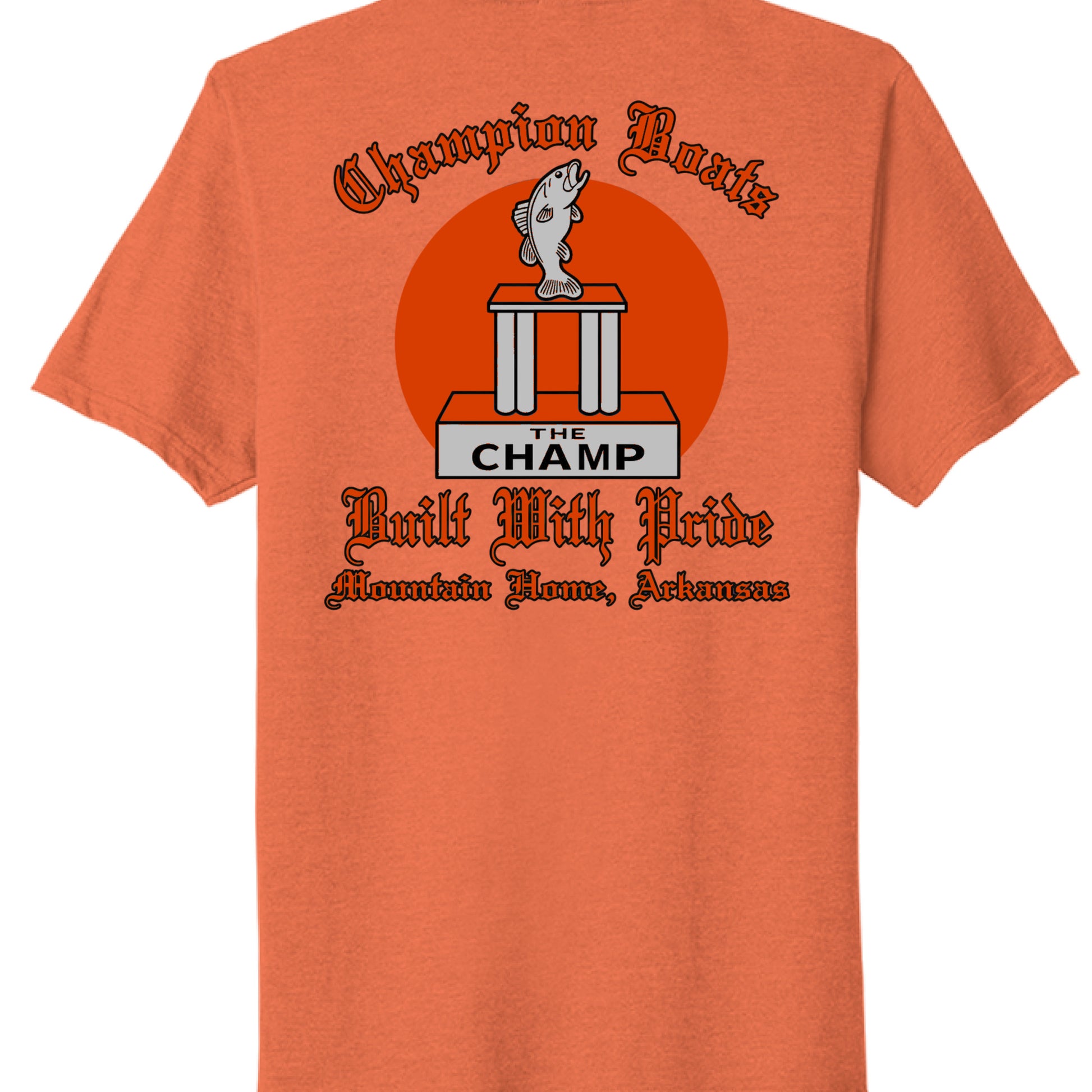 Deep Orange Heather - BACK