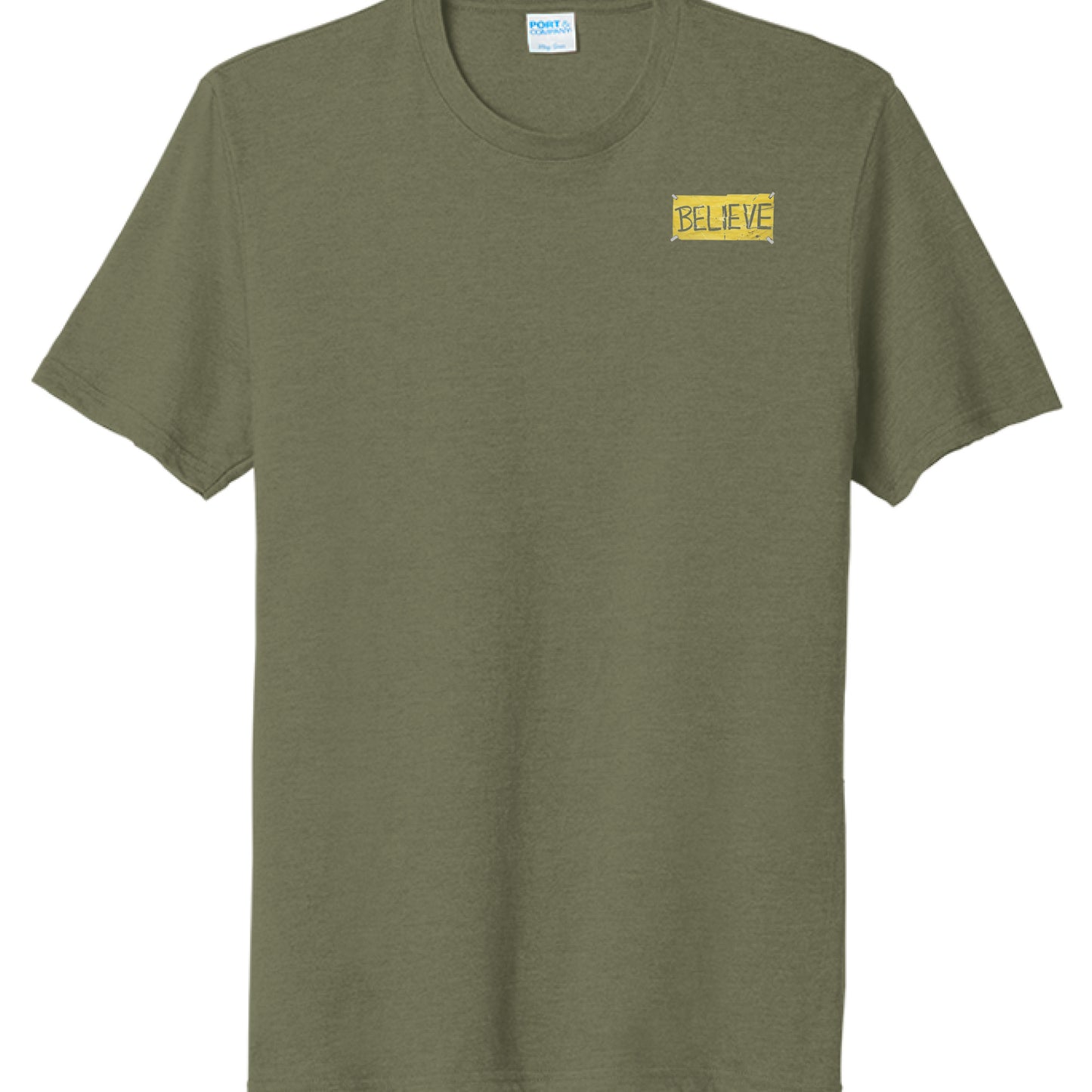 Military Green Heather - FRONT