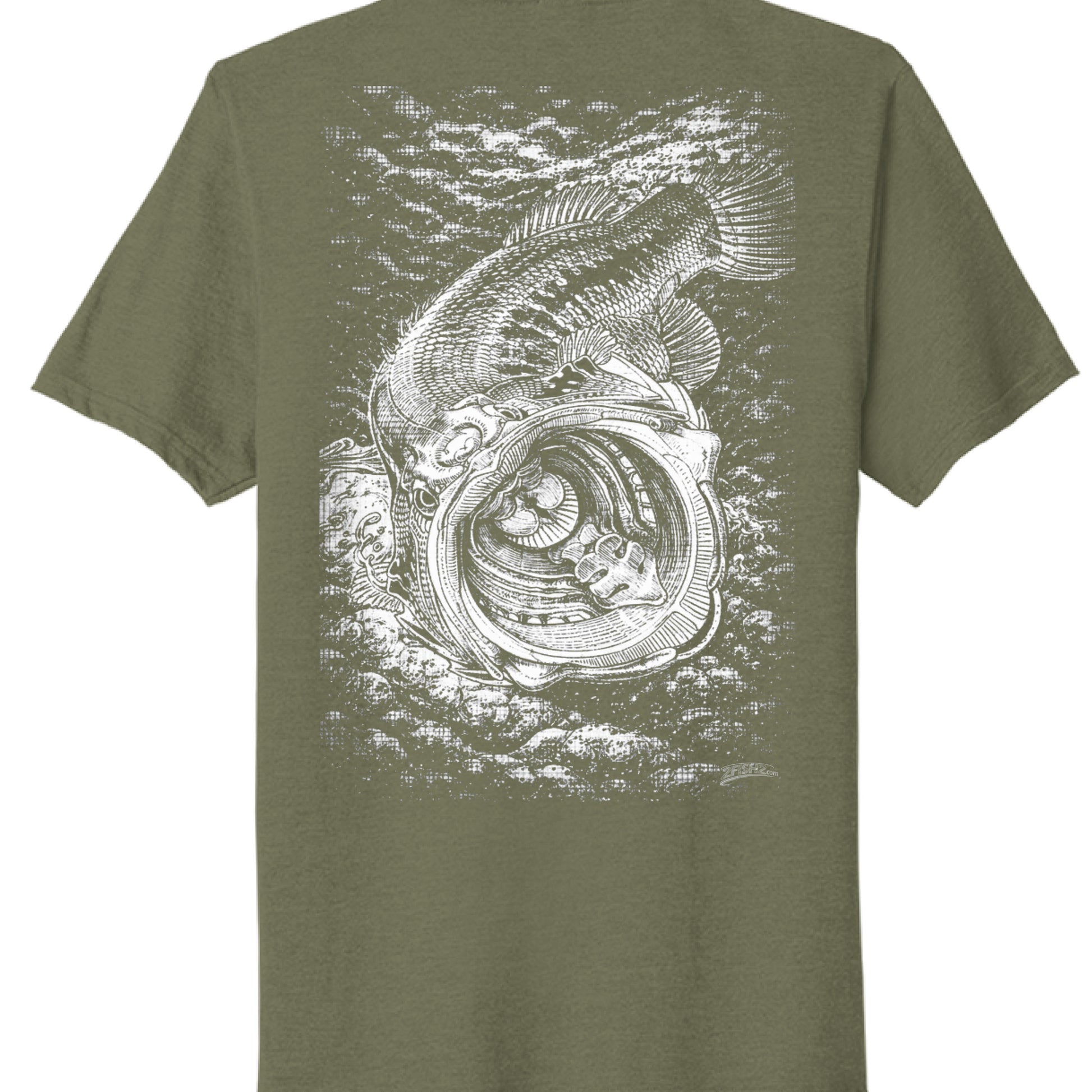 Military Green Heather - BACK