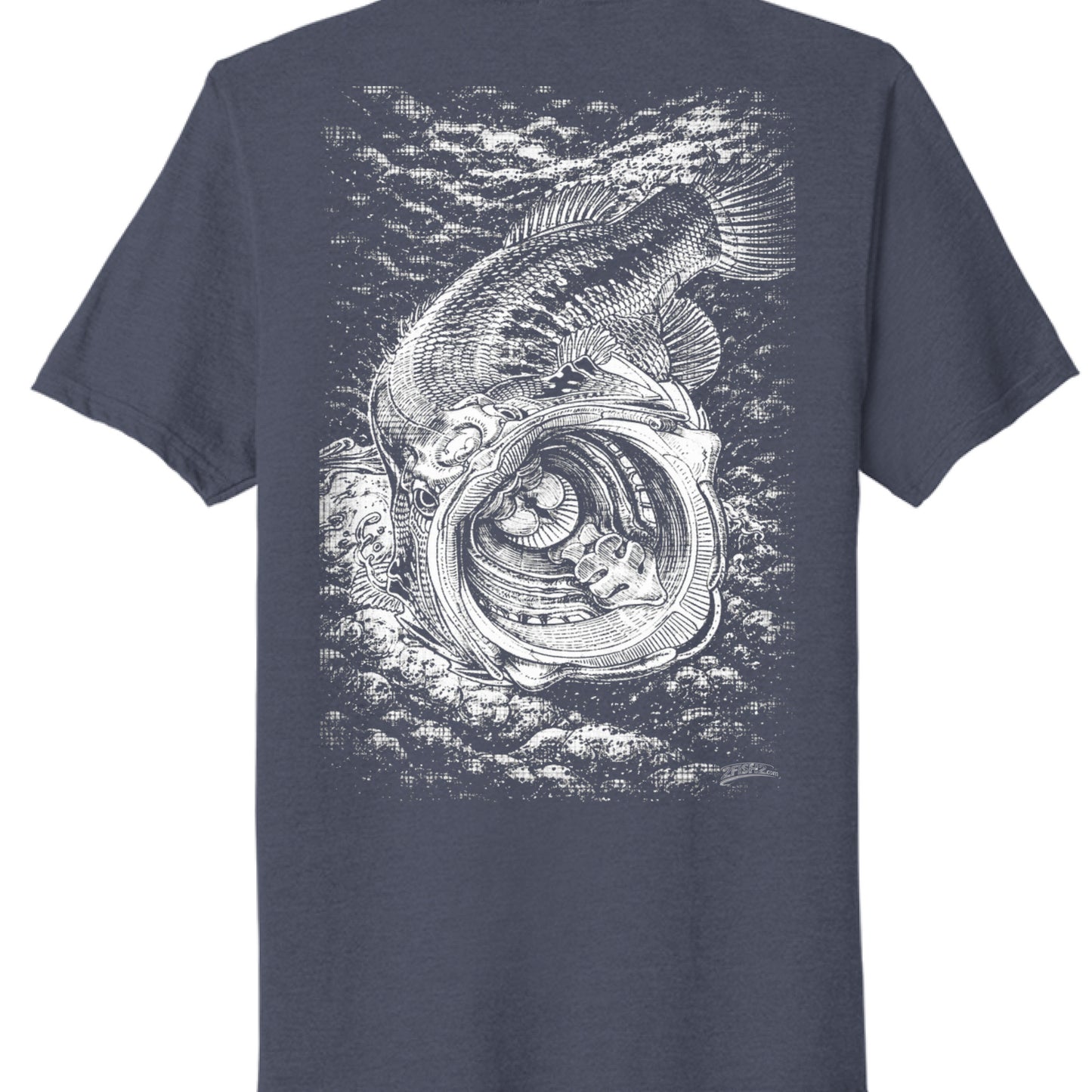 Team Navy Heather - BACK