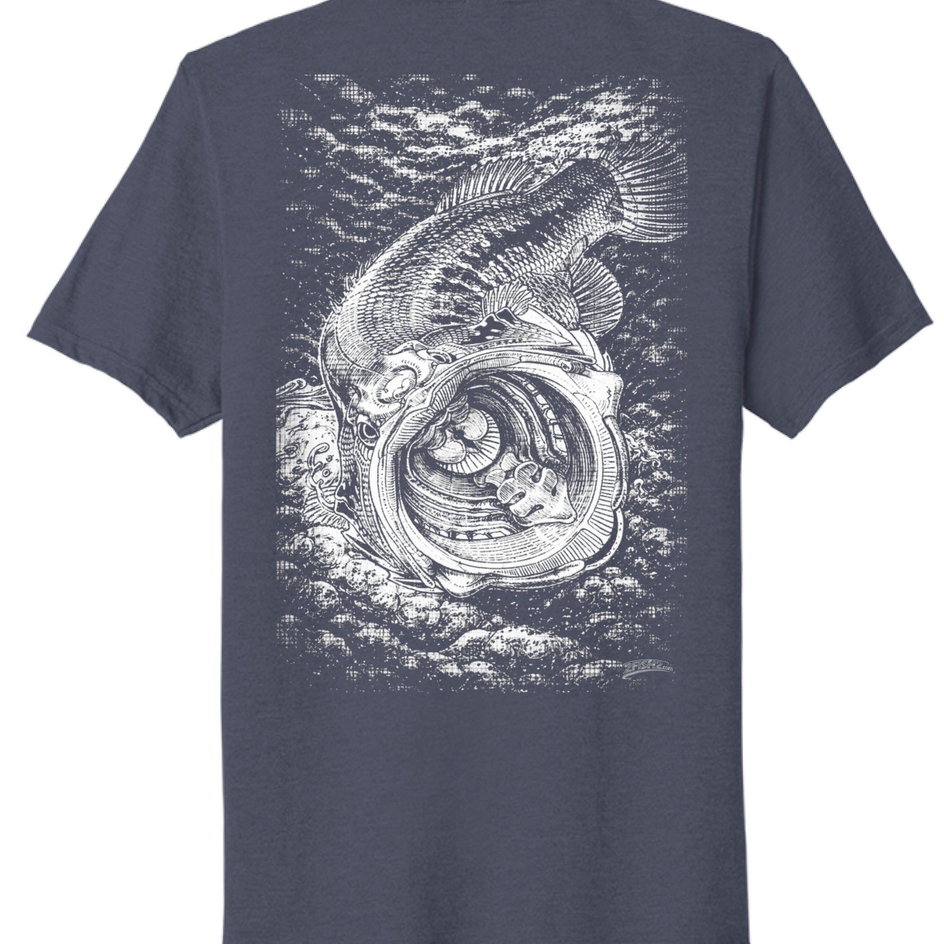 Team Navy Heather - BACK