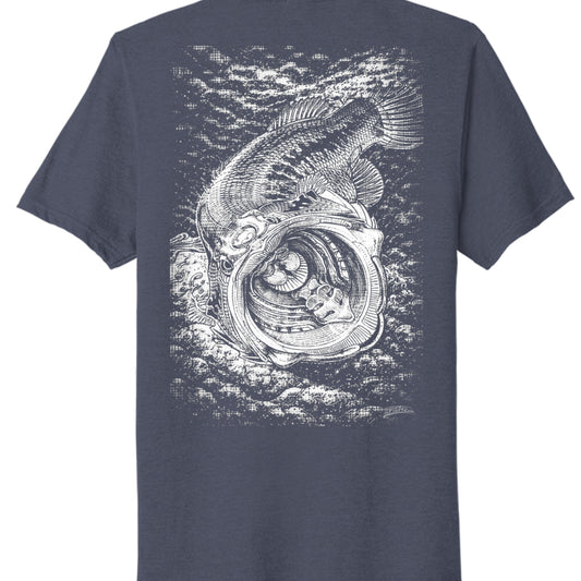 Team Navy Heather - BACK