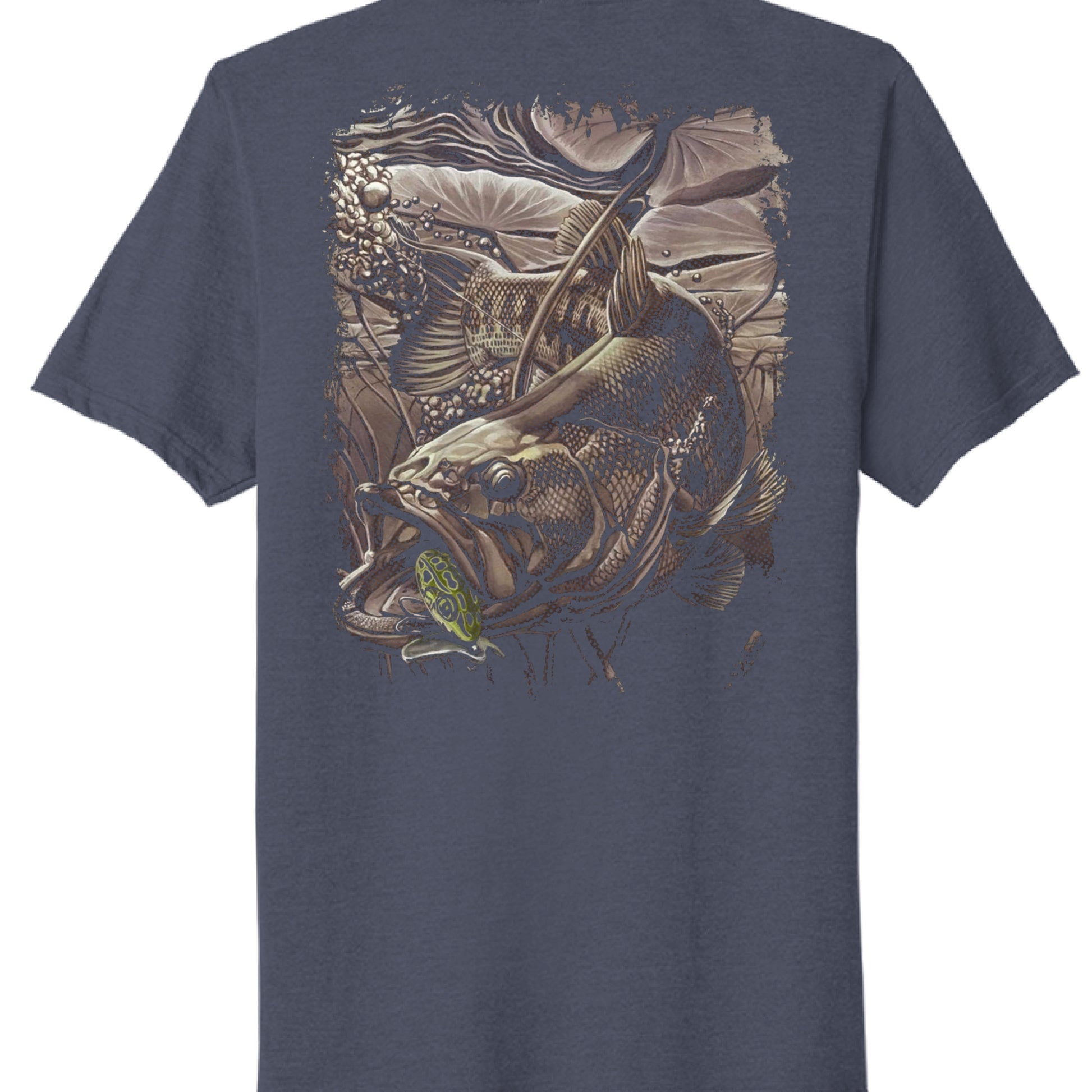 Team Navy Heather - BACK