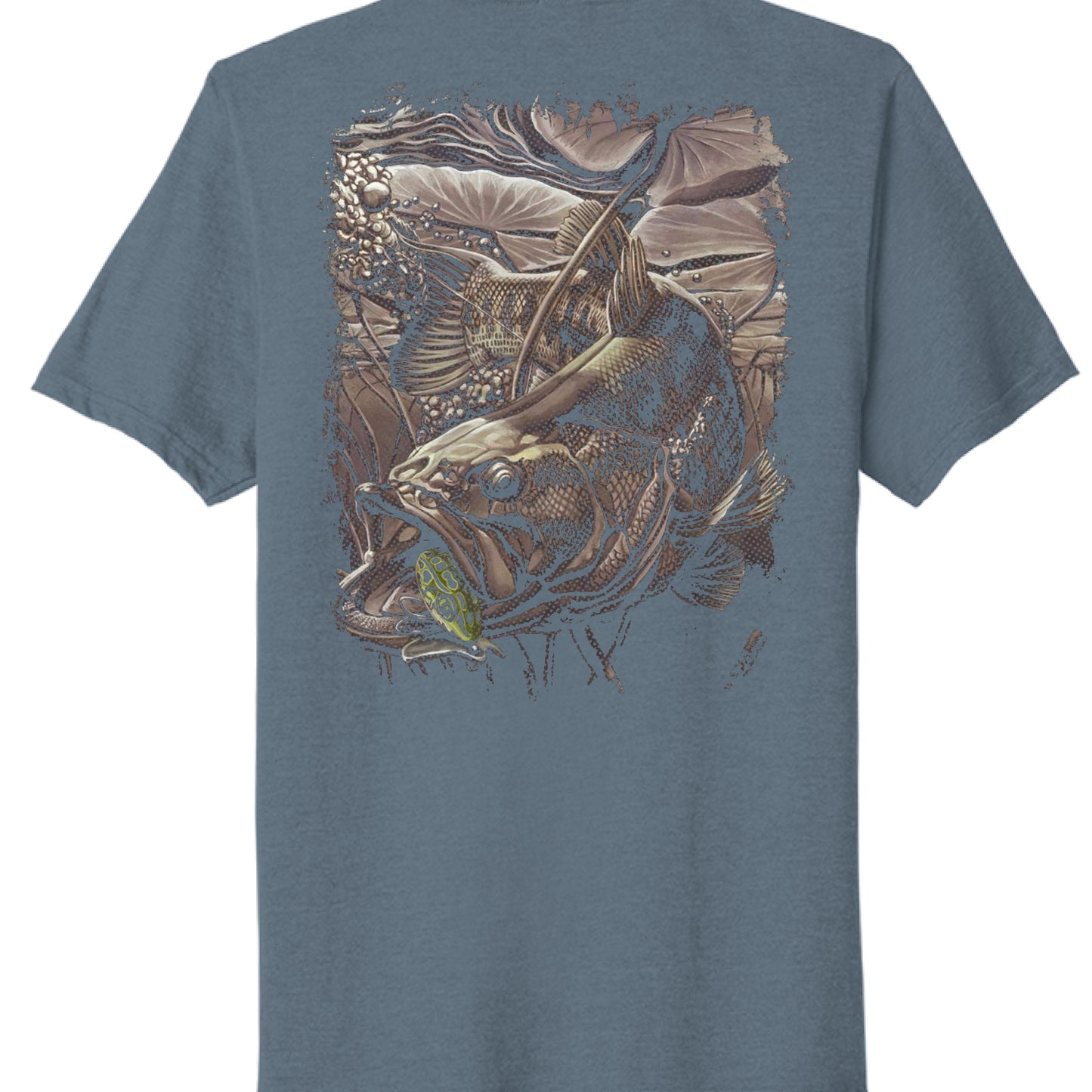 Steel Blue Heather - BACK