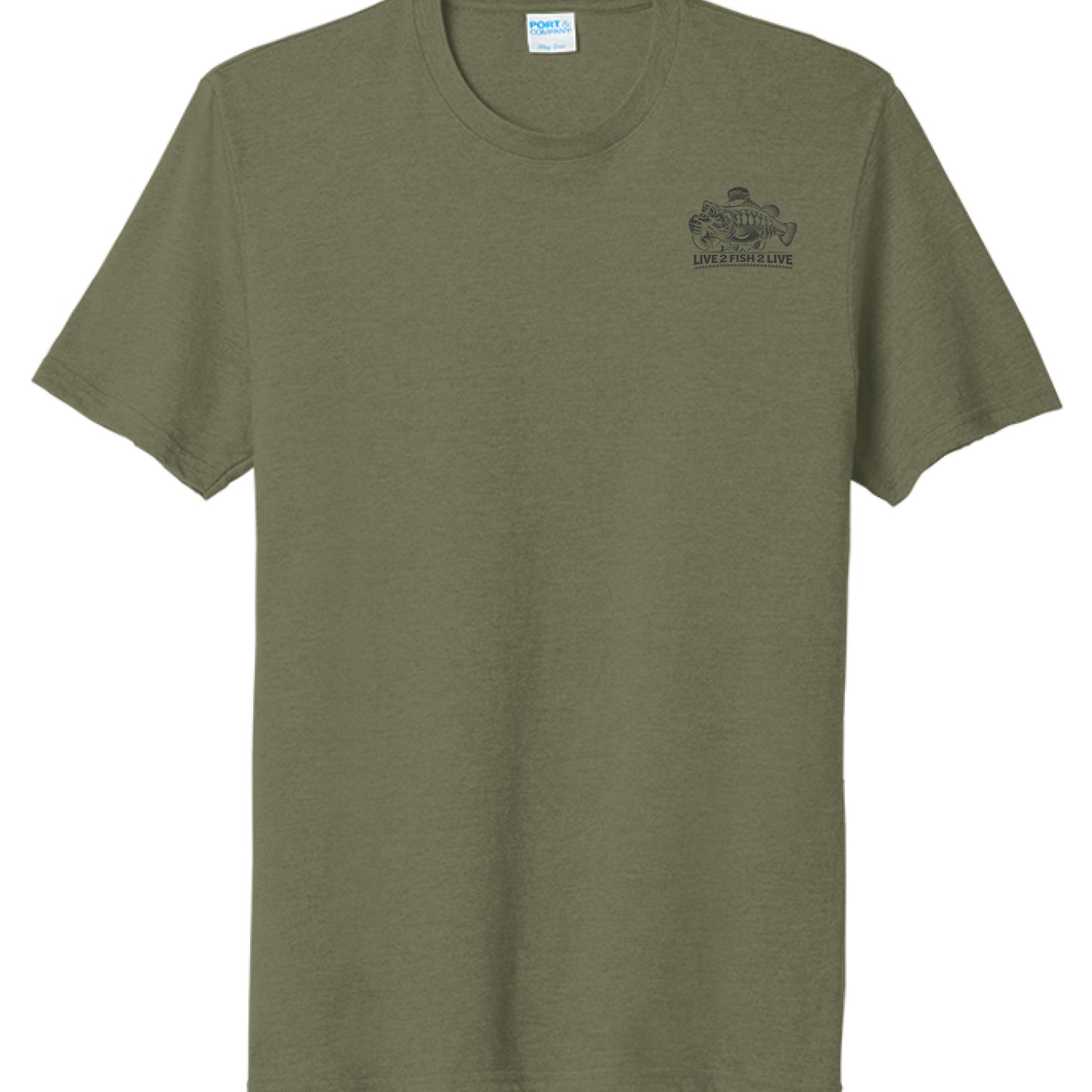 Military Green Heather - FRONT