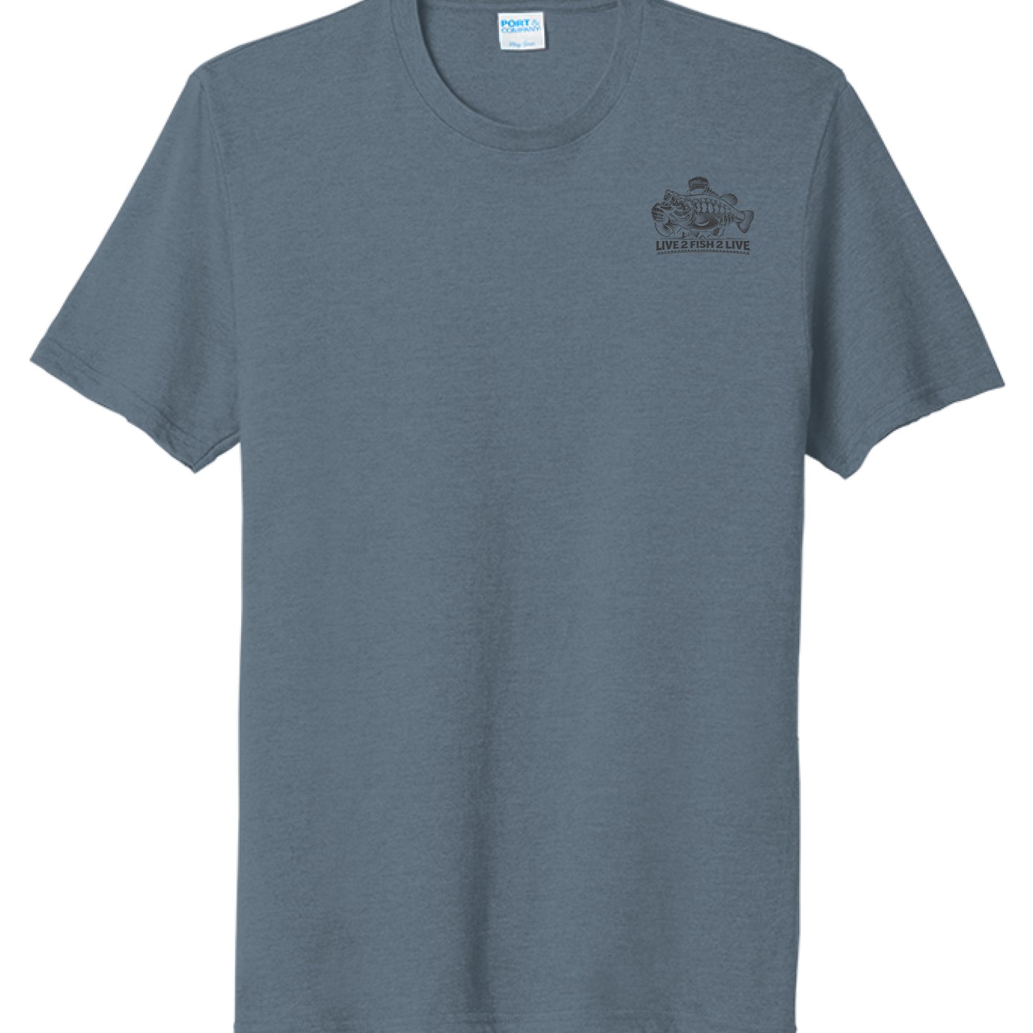 Steel Blue Heather - FRONT