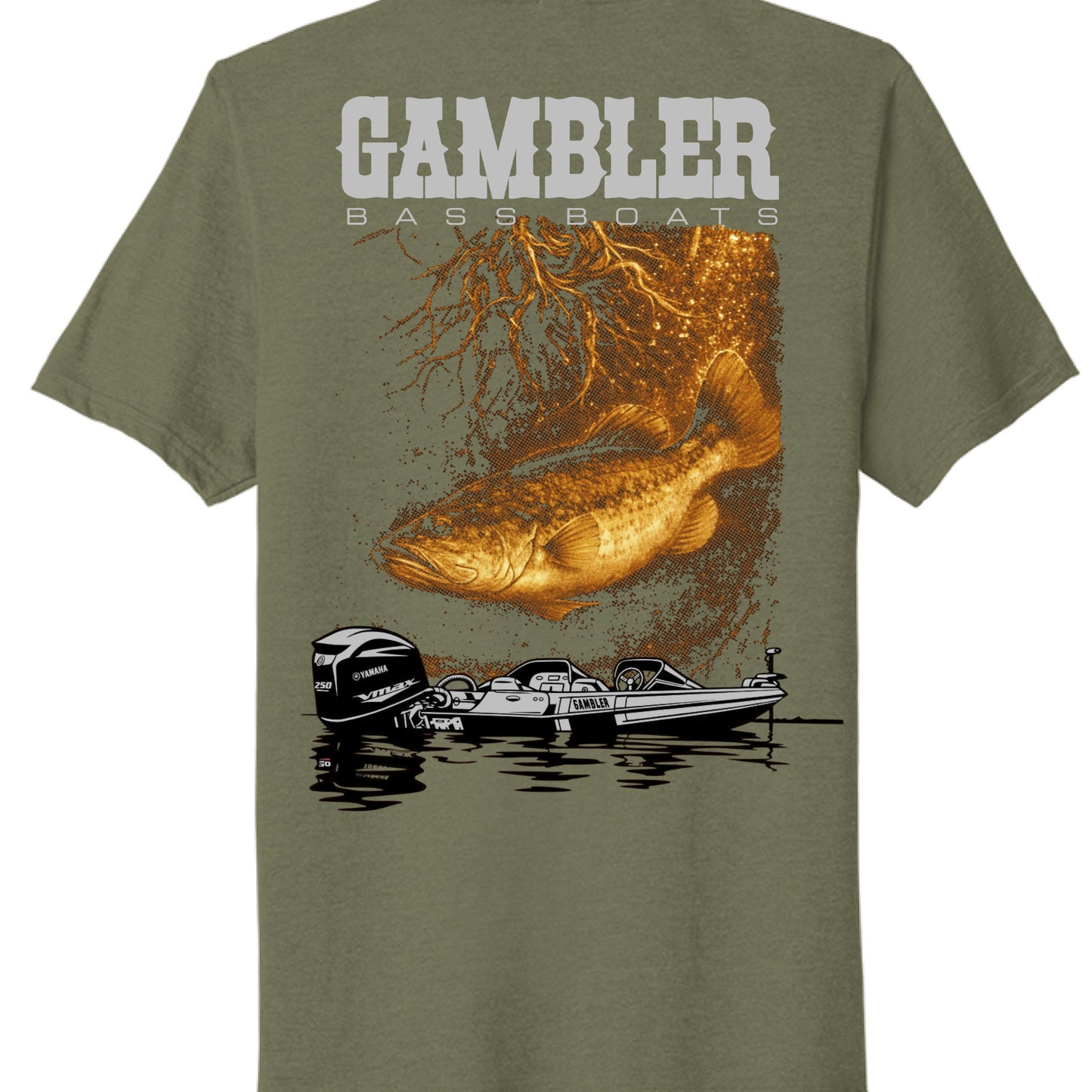 Military Green Heather - BACK