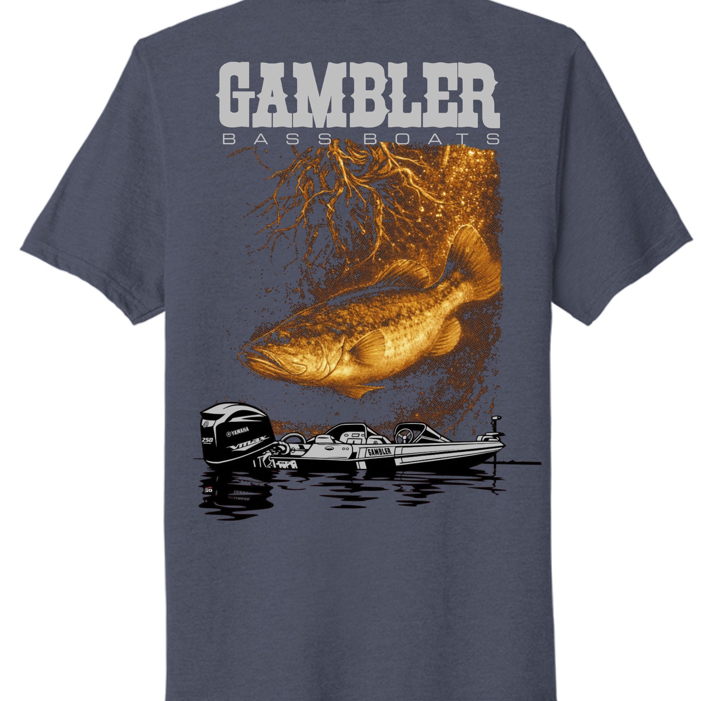 Team Navy Heather - BACK