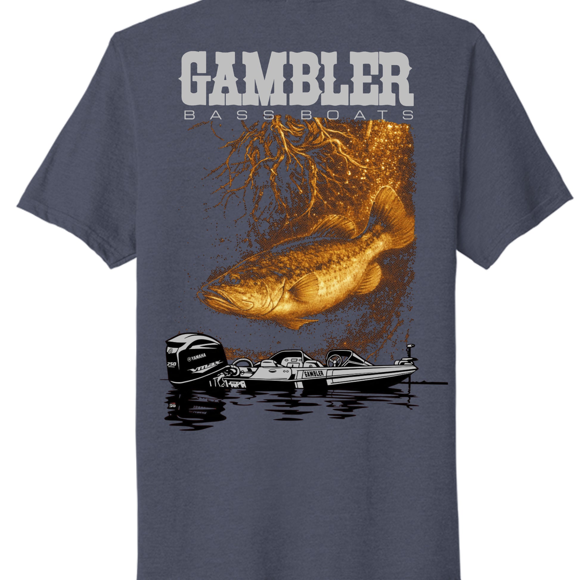 Team Navy Heather - BACK