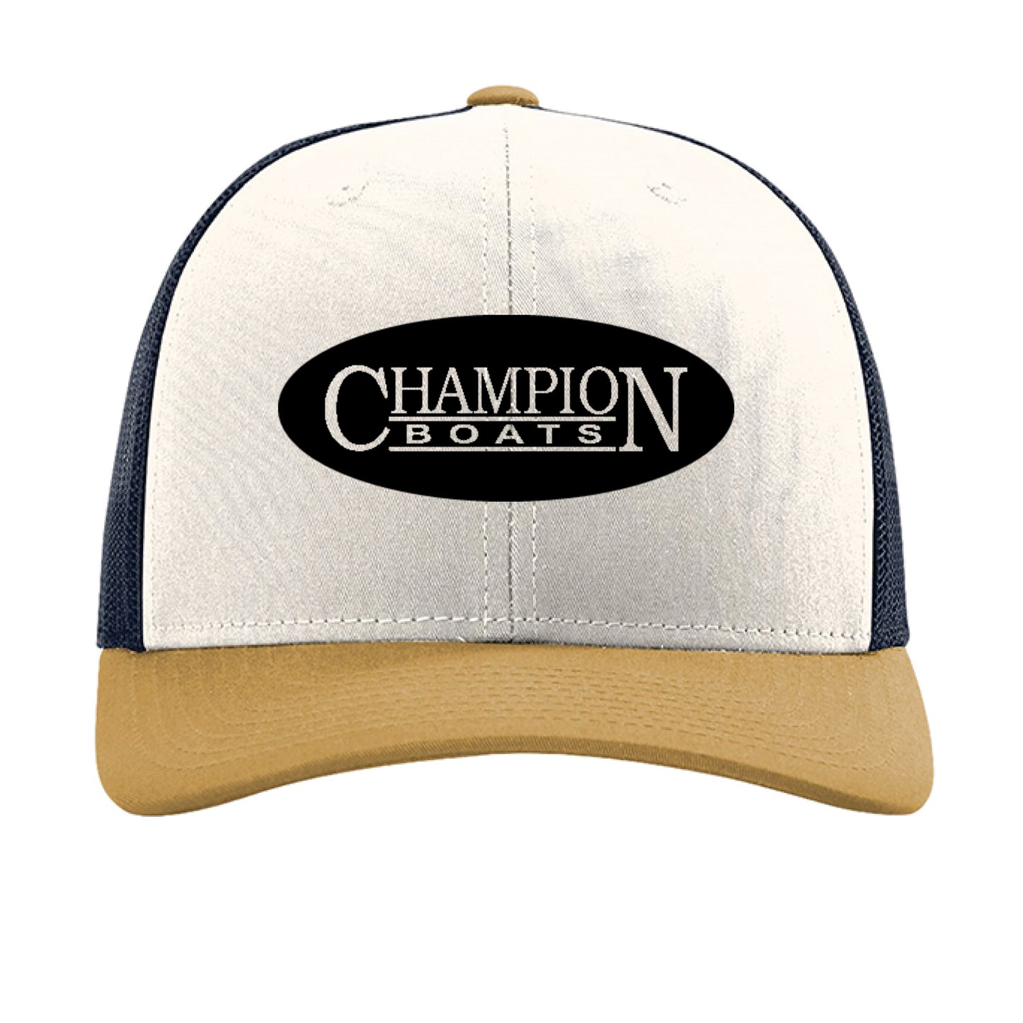 Cream/ Navy/ Amber Gold - FRONT
