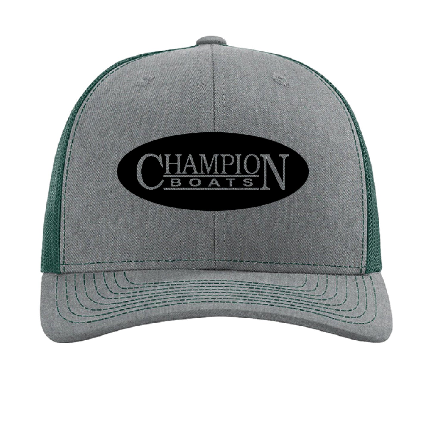 Heather Grey/ Dark Green - FRONT