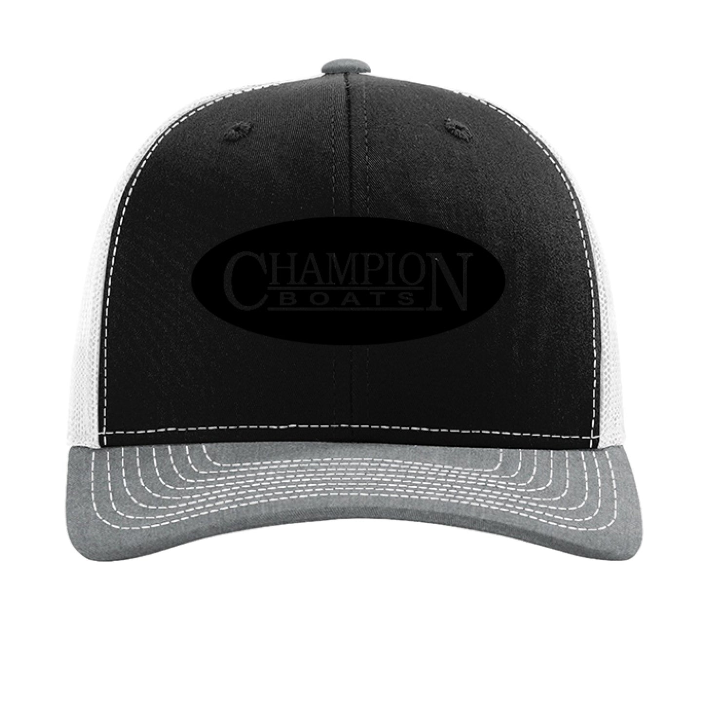 Black/ White/ Heather Grey - FRONT