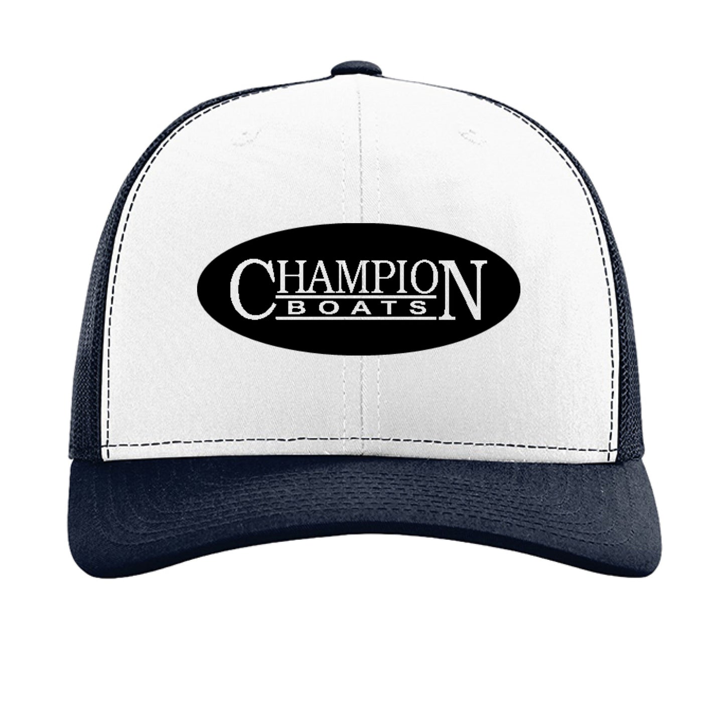 White/ Navy - FRONT