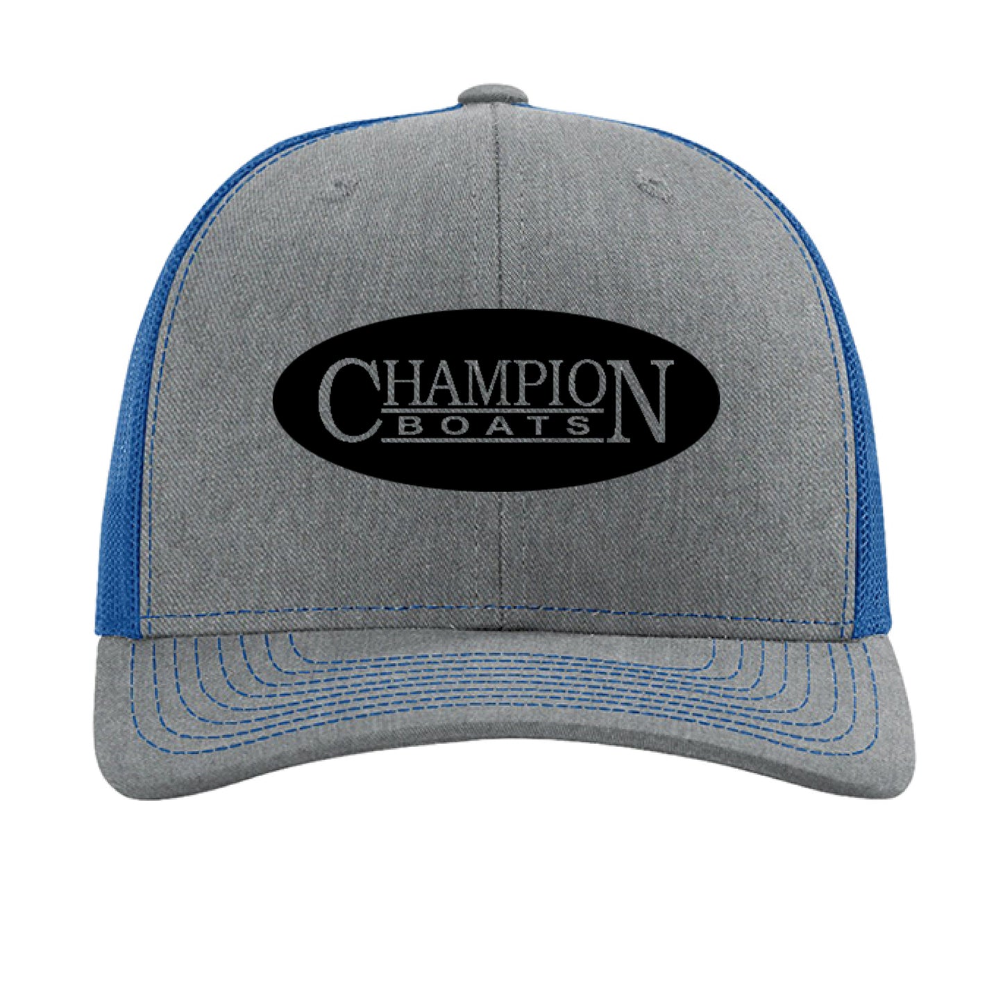 Heather Grey/ Royal - FRONT