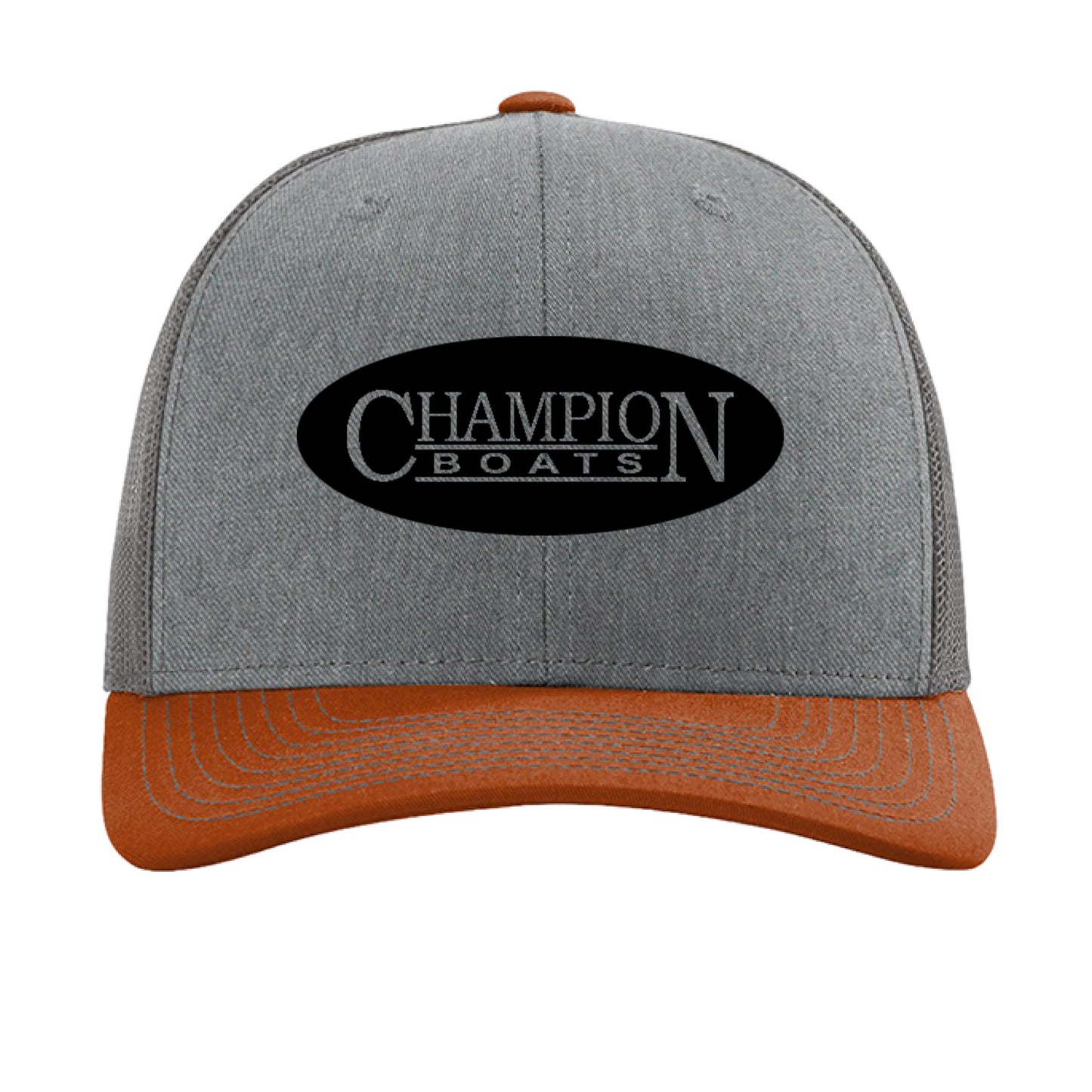 Heather Grey/ Charcoal/ Dark Orange - FRONT