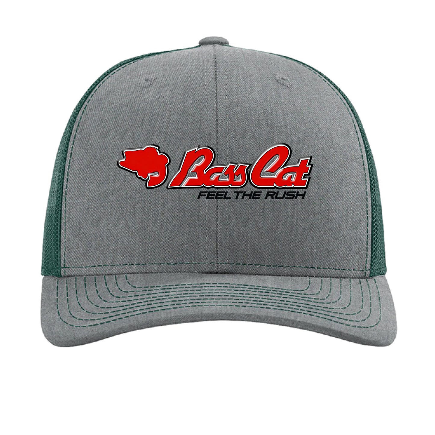 Heather Grey/ Dark Green - FRONT