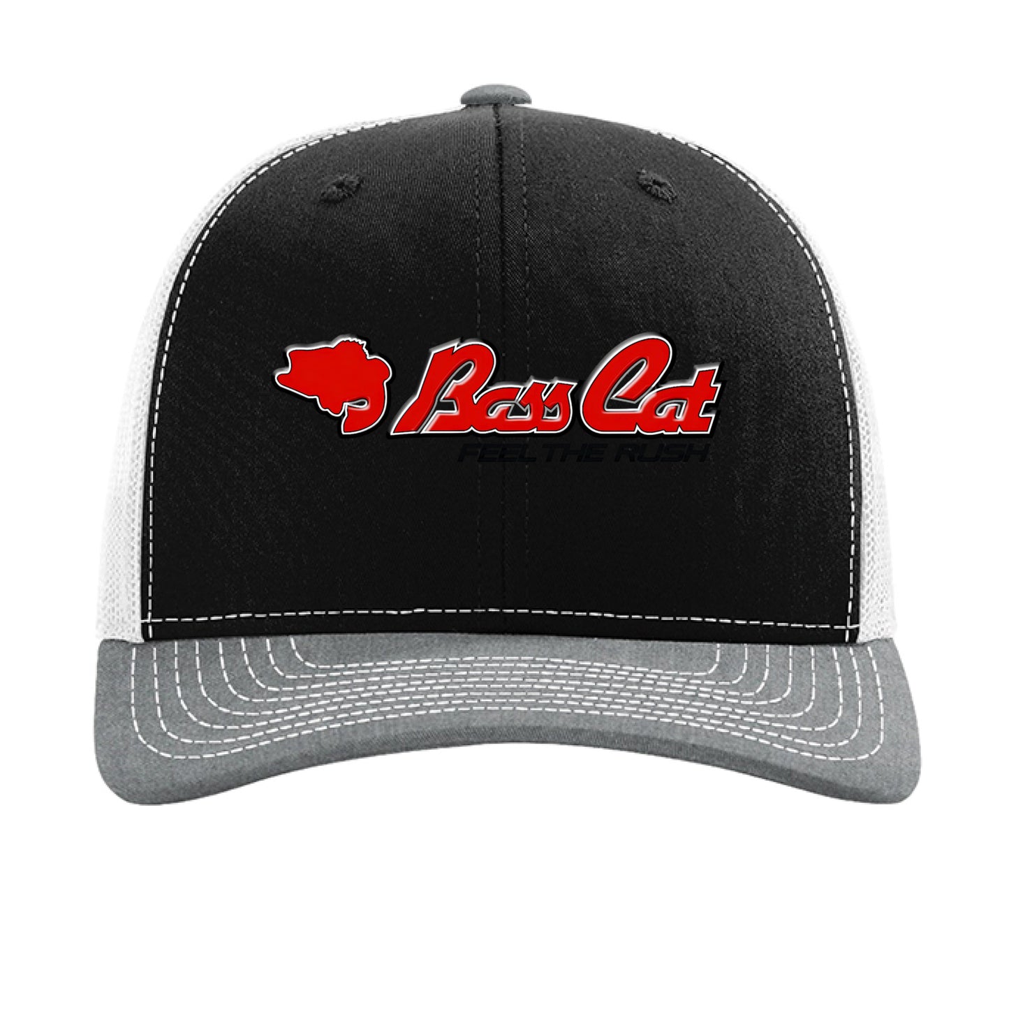 Black/ White/ Heather Grey - FRONT