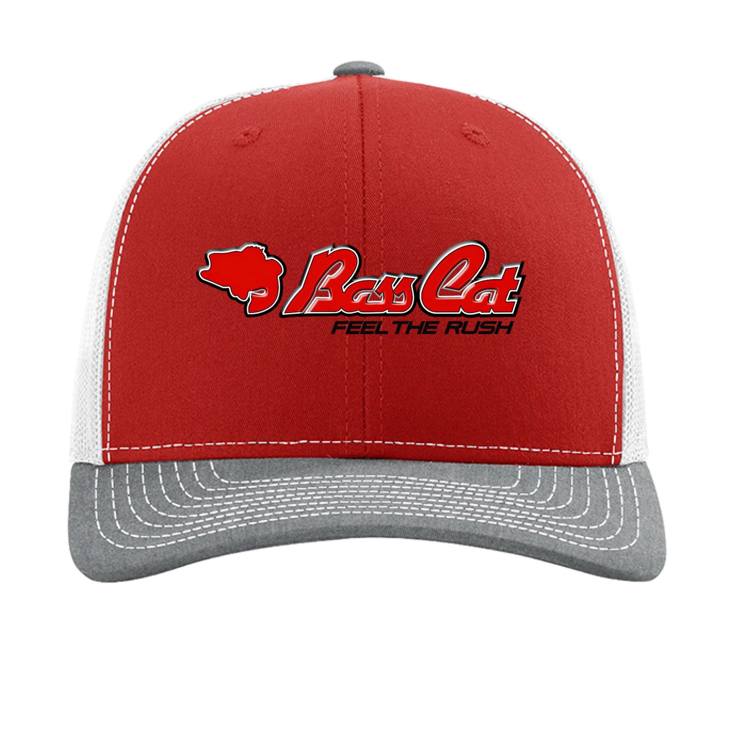 Red/ White/ Heather Grey - FRONT