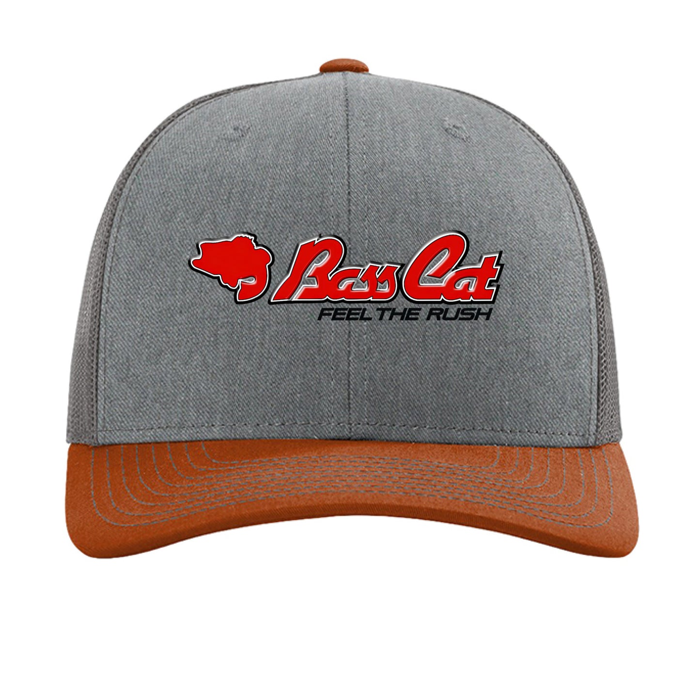 Heather Grey/ Charcoal/ Dark Orange - FRONT
