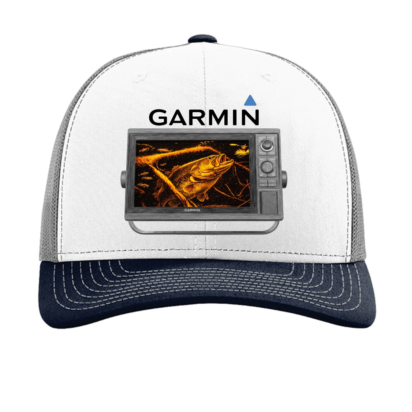 White/ Aluminum/ Navy - FRONT