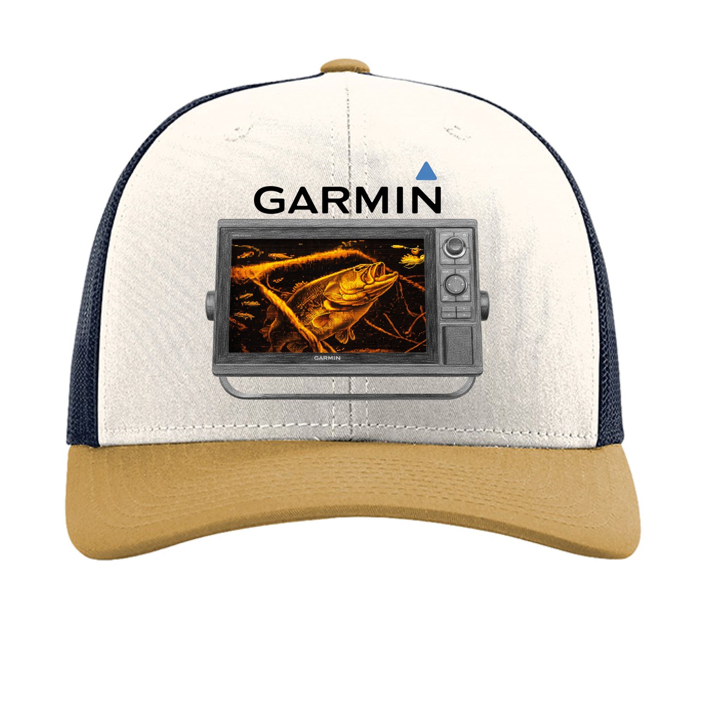 Cream/ Navy/ Amber Gold - FRONT