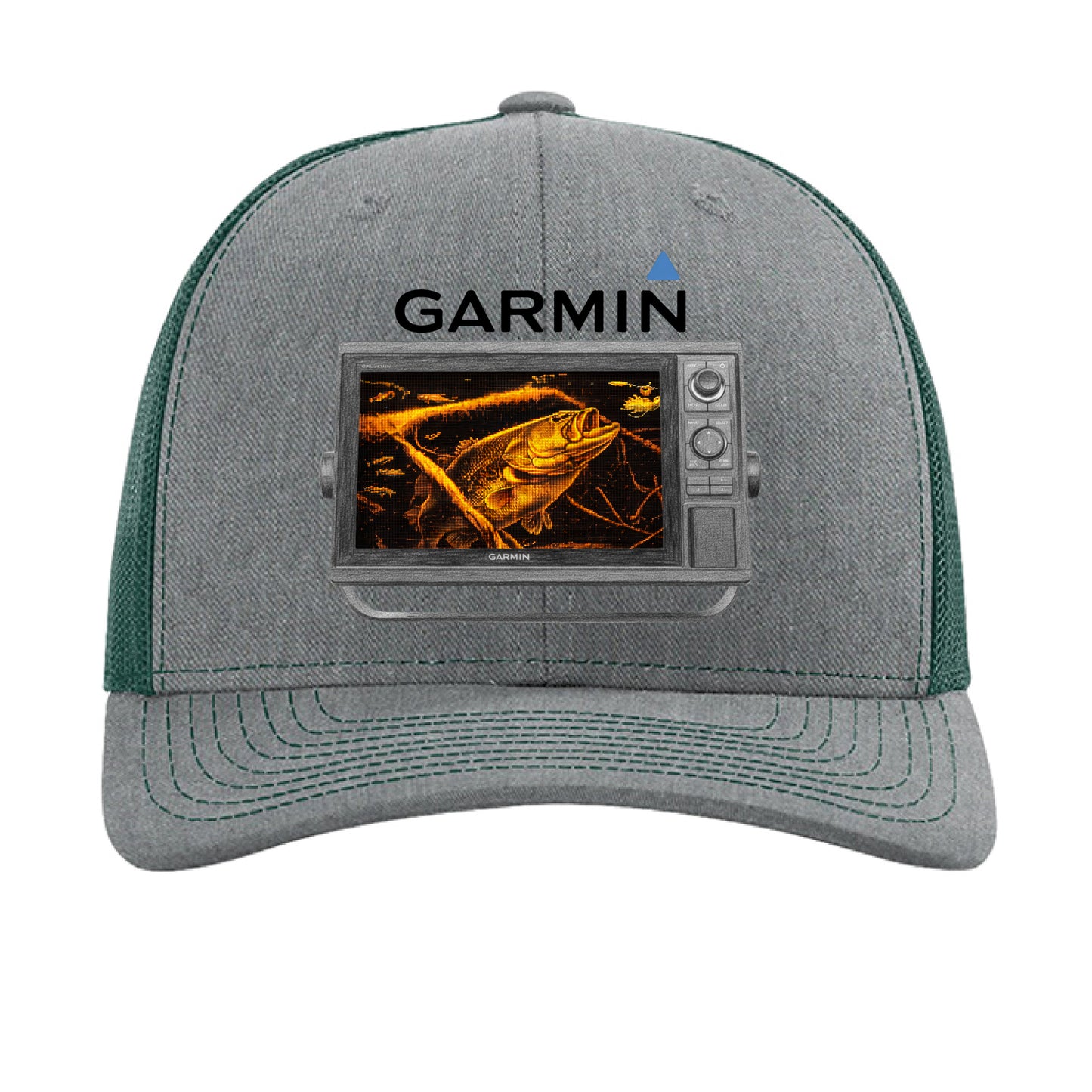 Heather Grey/ Dark Green - FRONT