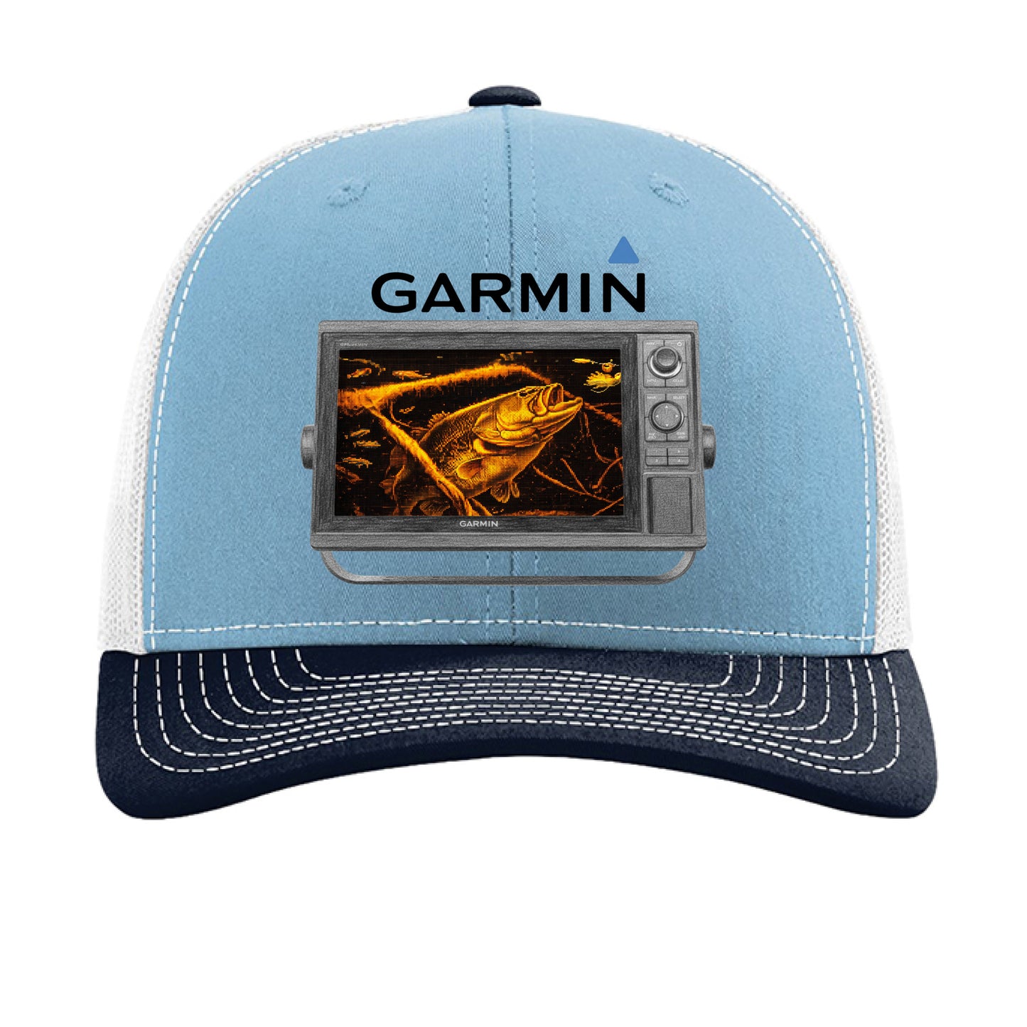 Columbia Blue/ White/ Navy - FRONT
