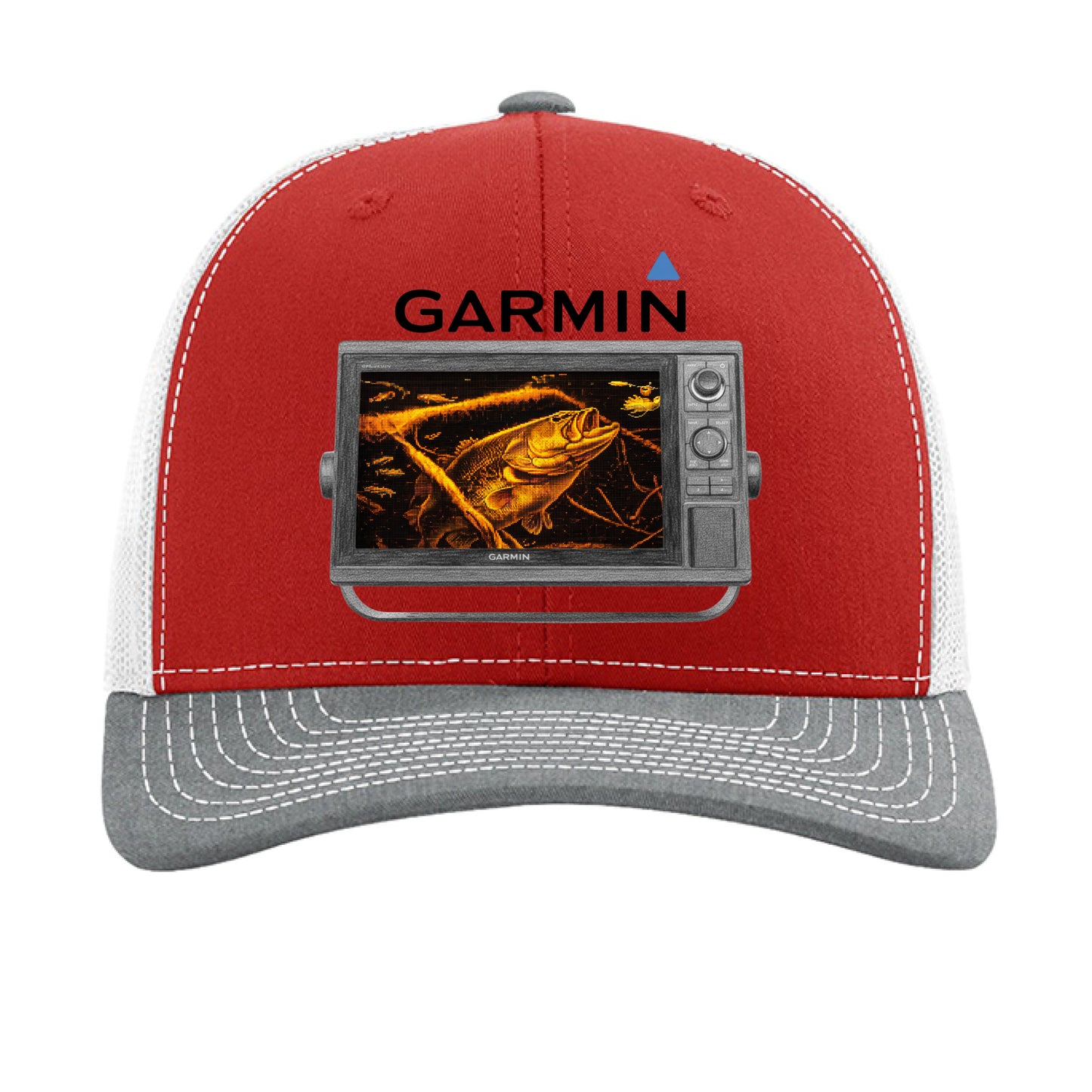 Red/ White/ Heather Grey - FRONT