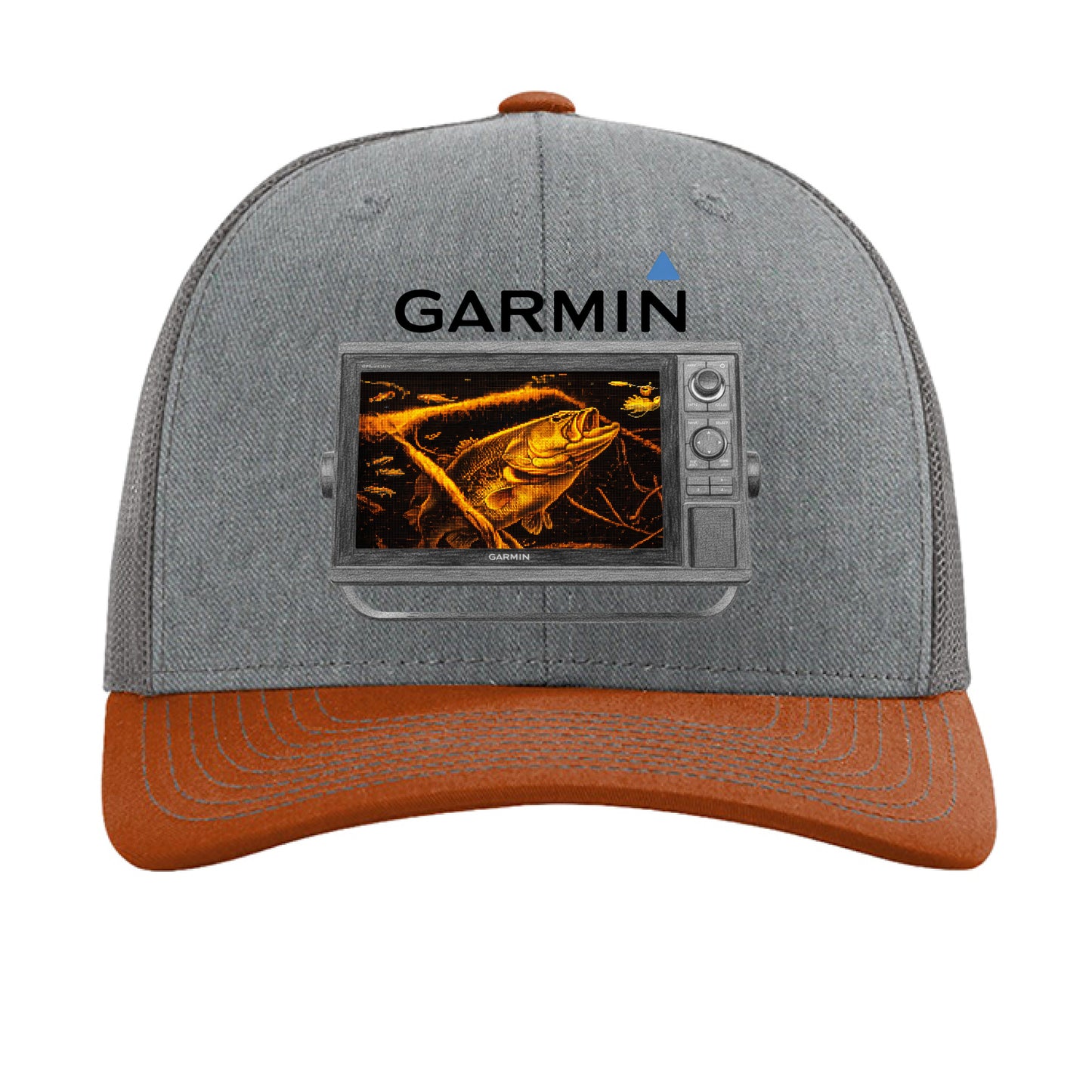 Heather Grey/ Charcoal/ Dark Orange - FRONT