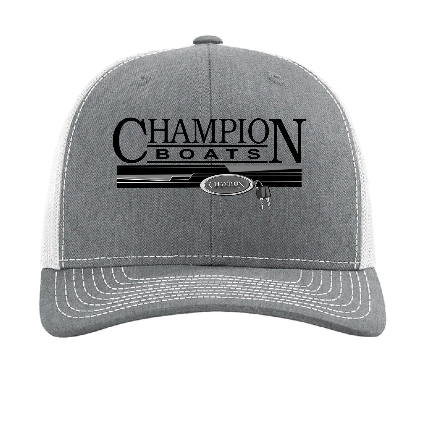 Heather Grey/ White - FRONT