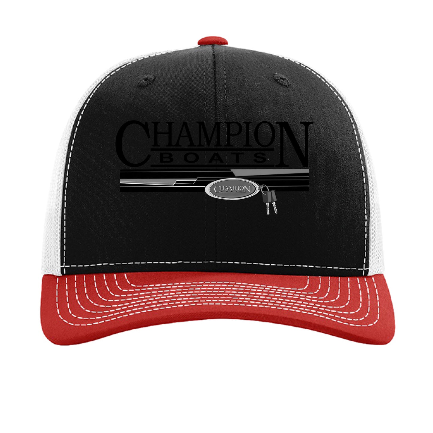 Black/ White/ Red - FRONT