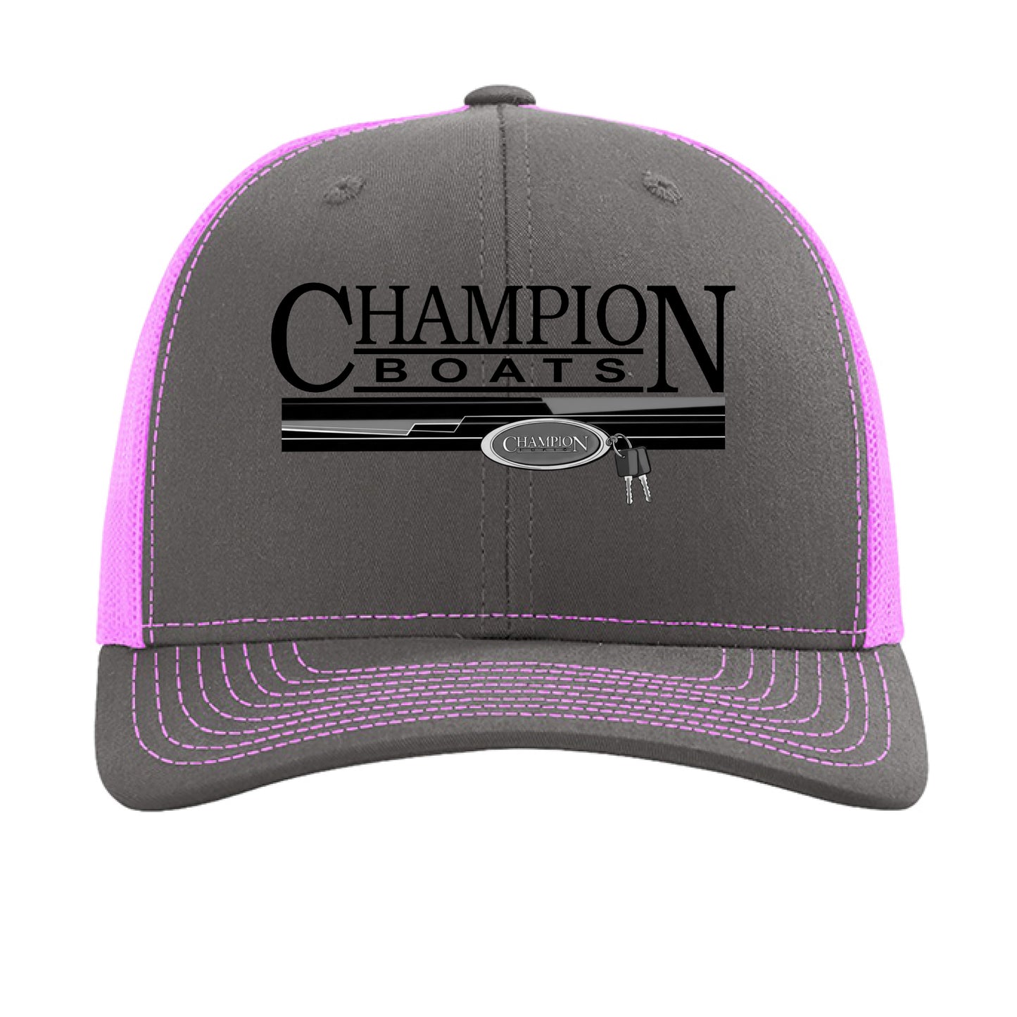 Charcoal/ Neon Pink - FRONT