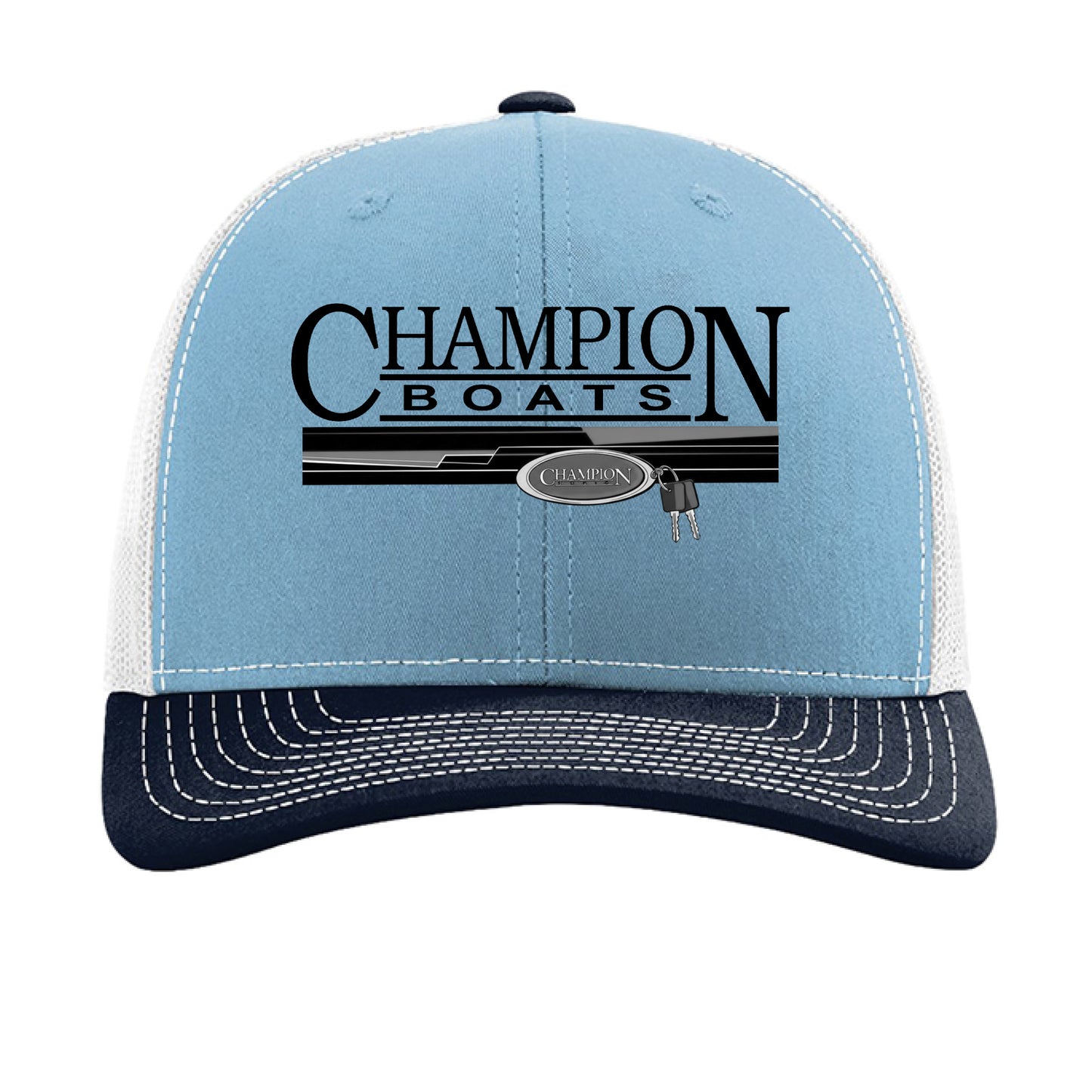 Columbia Blue/ White/ Navy - FRONT