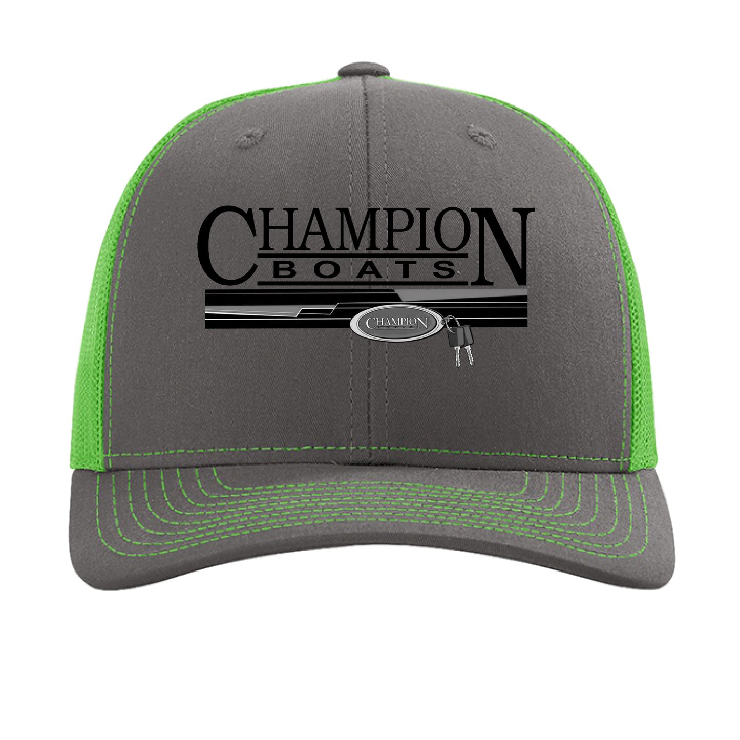 Charcoal/ Neon Green - FRONT