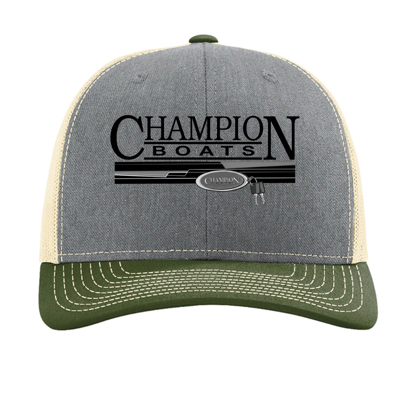 Heather Grey/ Birch/ Army Olive - FRONT