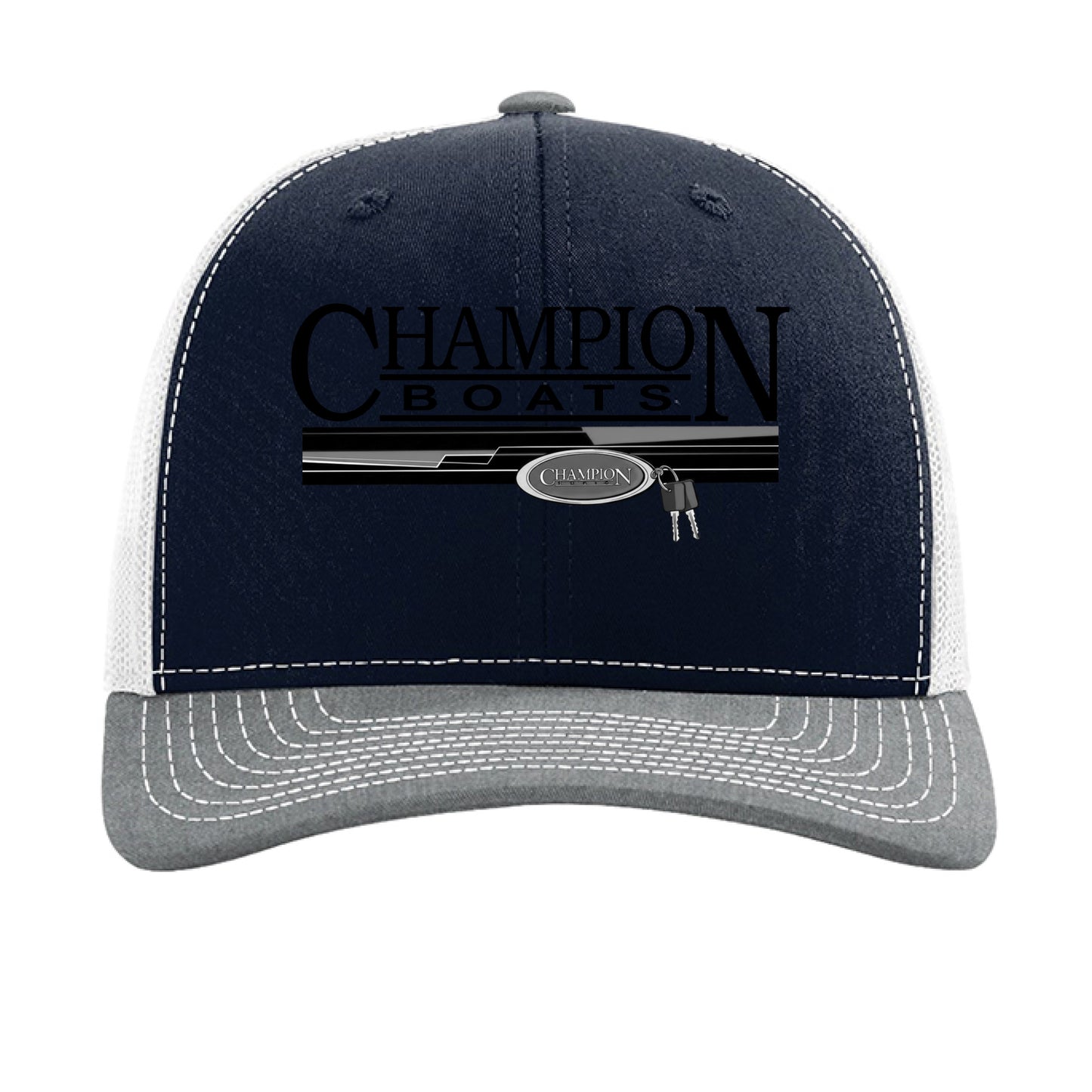 Navy/ White/ Heather Grey - FRONT