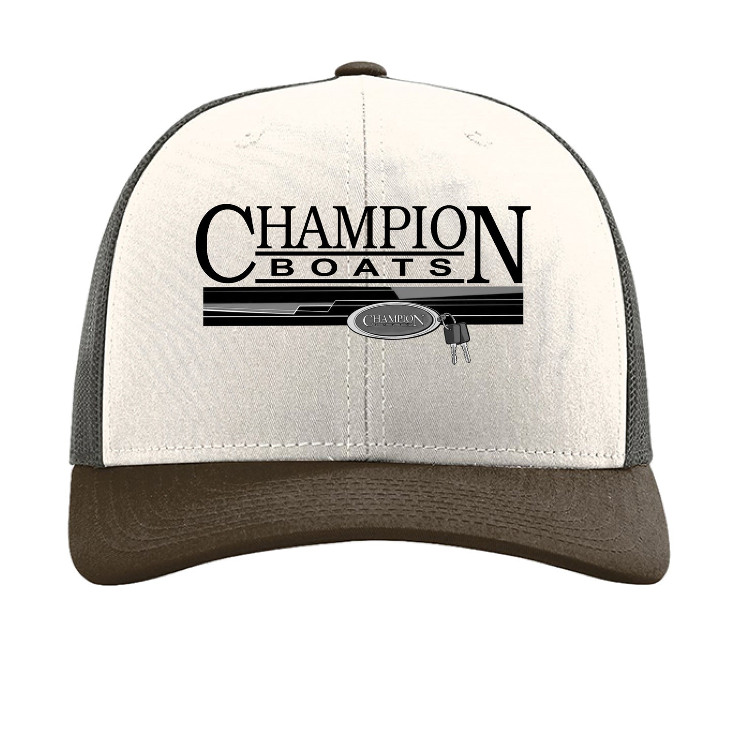 Cream/ Grey Brown/ Brown - FRONT