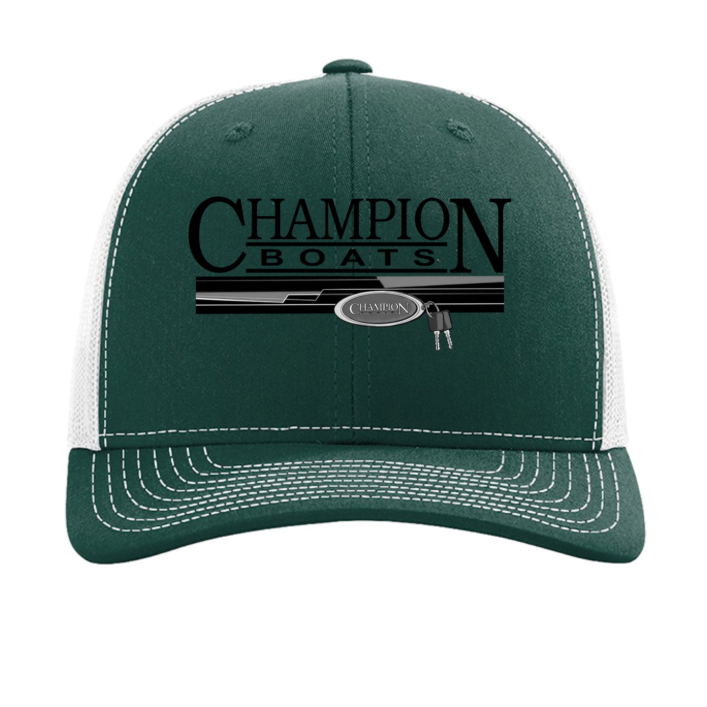 Dark Green/ White - FRONT