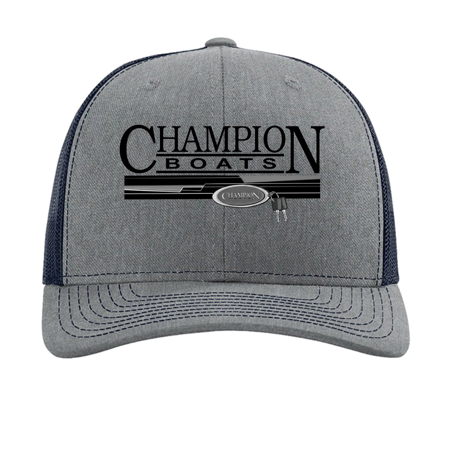 Heather Grey/ Navy - FRONT