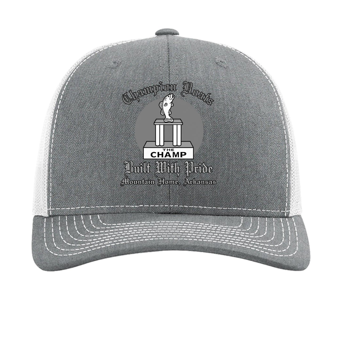 Heather Grey/ White - FRONT