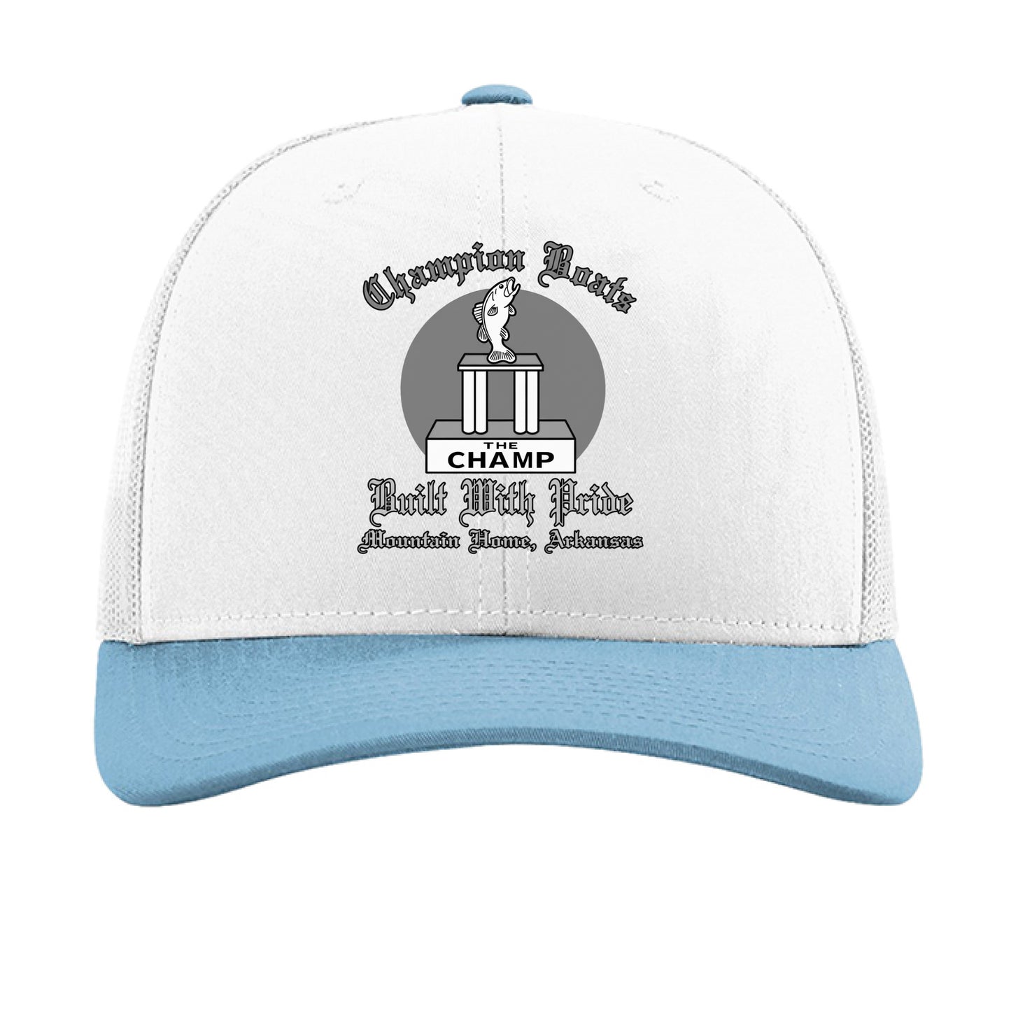 White/ White/ Columbia Blue - FRONT
