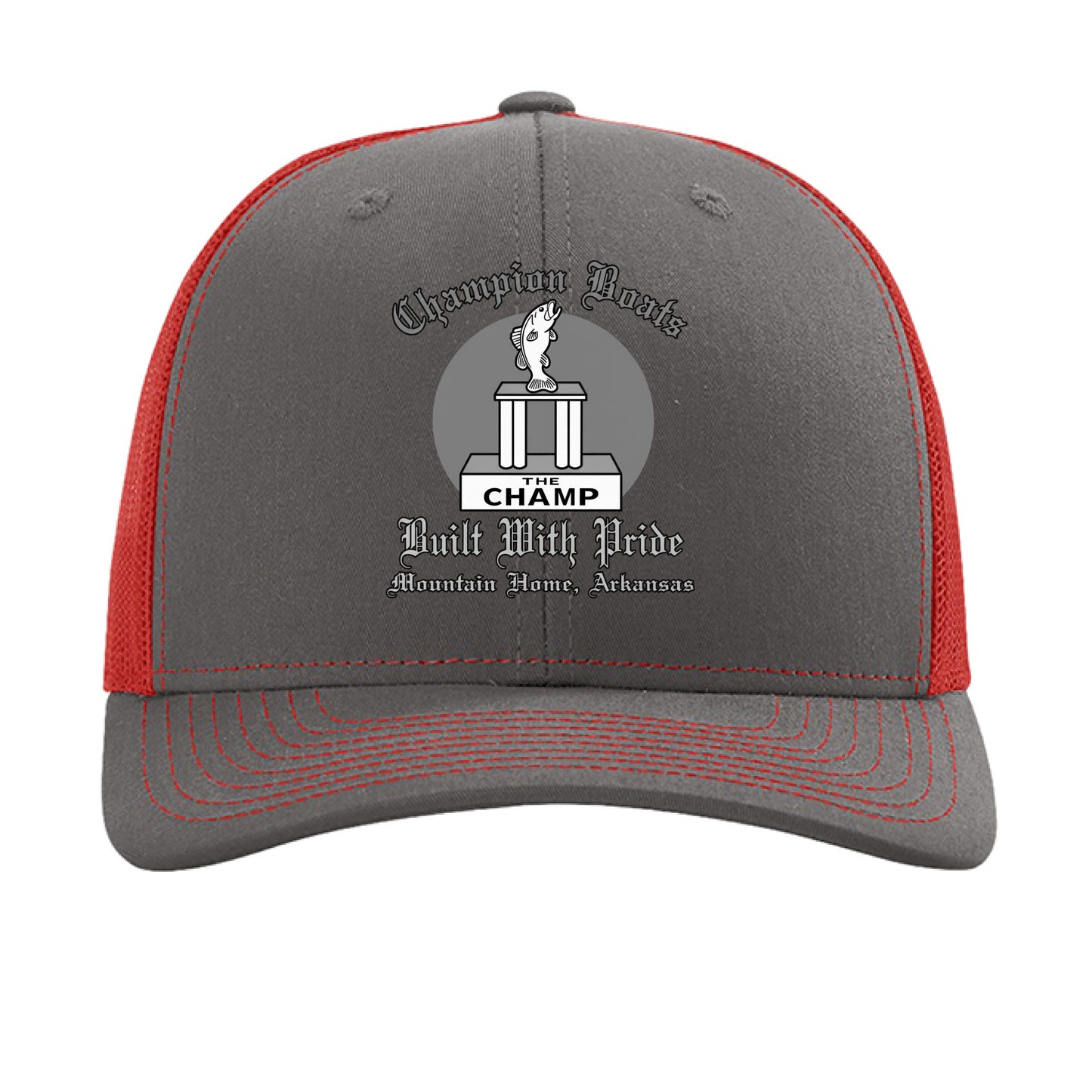 Charcoal/ Red - FRONT