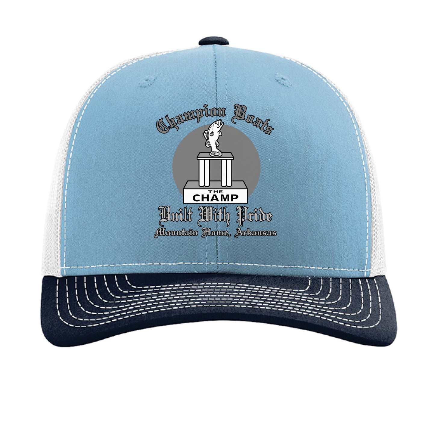 Columbia Blue/ White/ Navy - FRONT