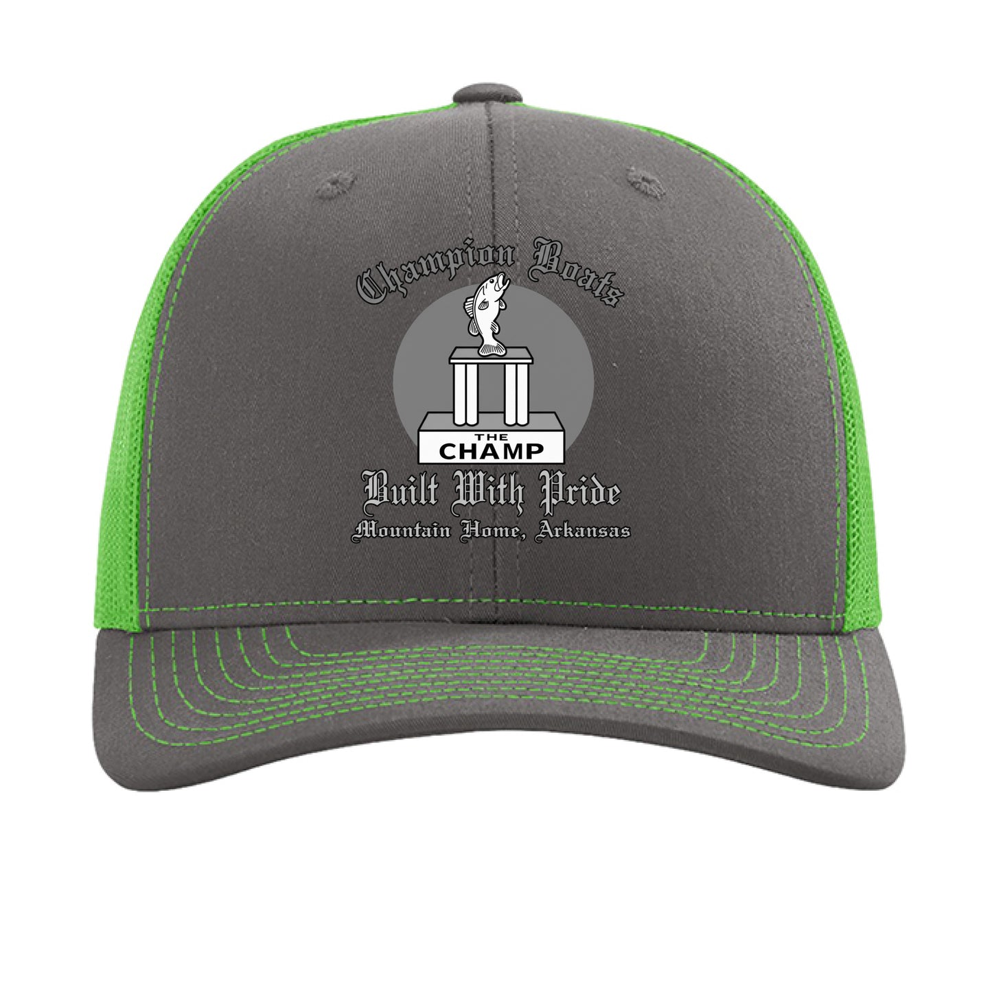 Charcoal/ Neon Green - FRONT