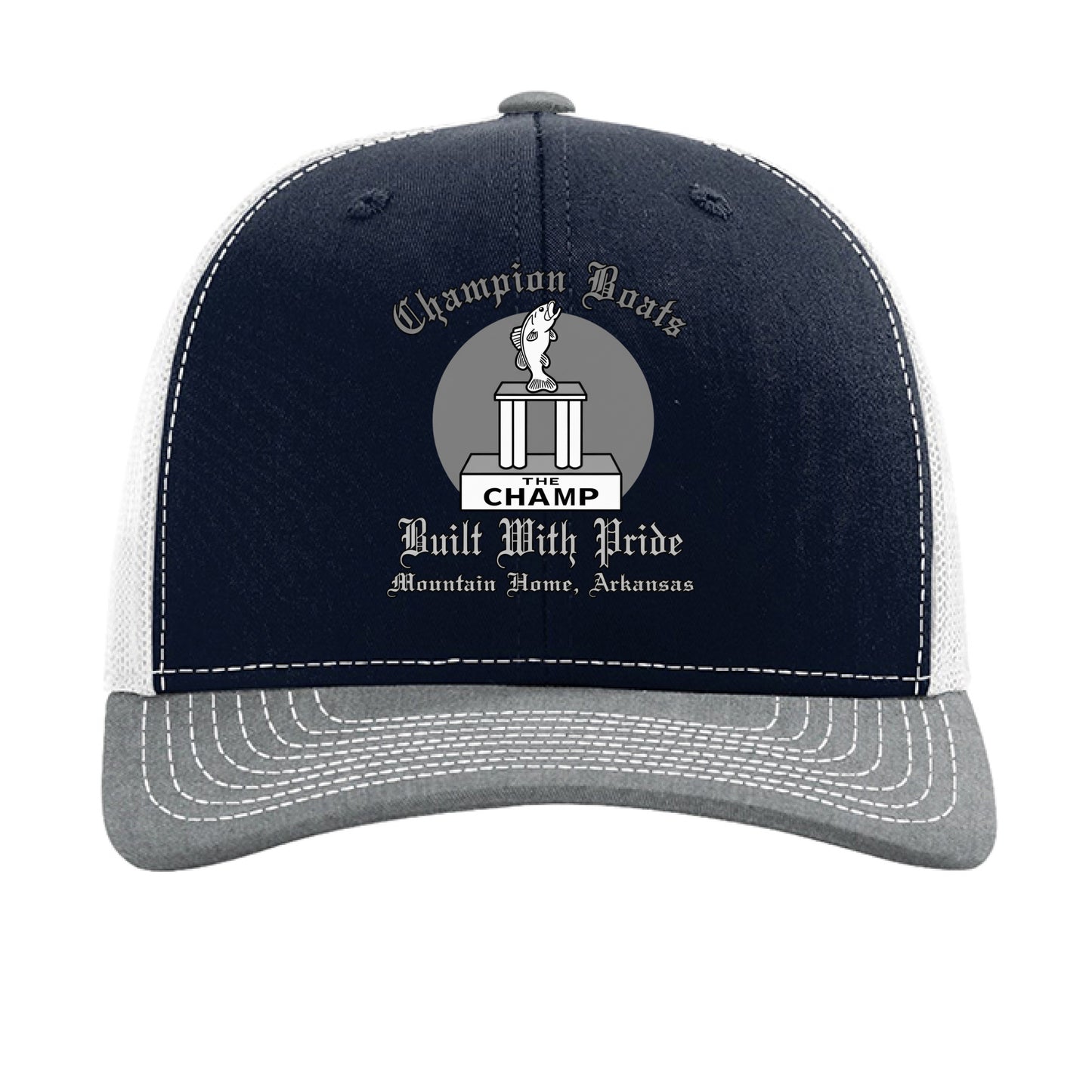 Navy/ White/ Heather Grey - FRONT
